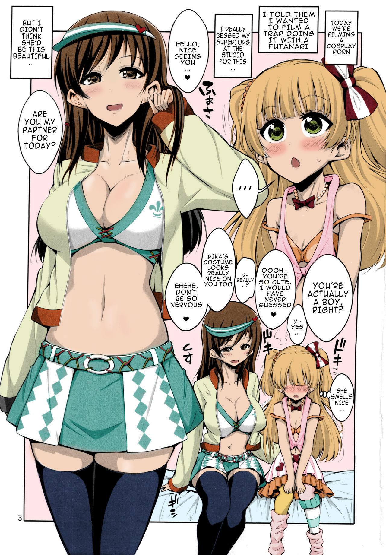 Futanari Onee-san x Otokonoko Cosplayer AV Satsuei Hen Kanzenban page 2 full