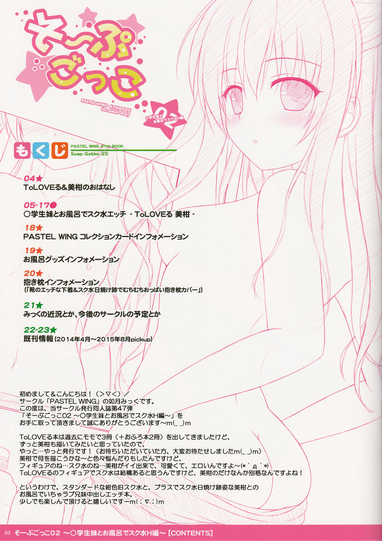 Soap Gokko 02 ~Shougakusei Imouto to Ofuro de Sukumizu H Hen~ page 3 full