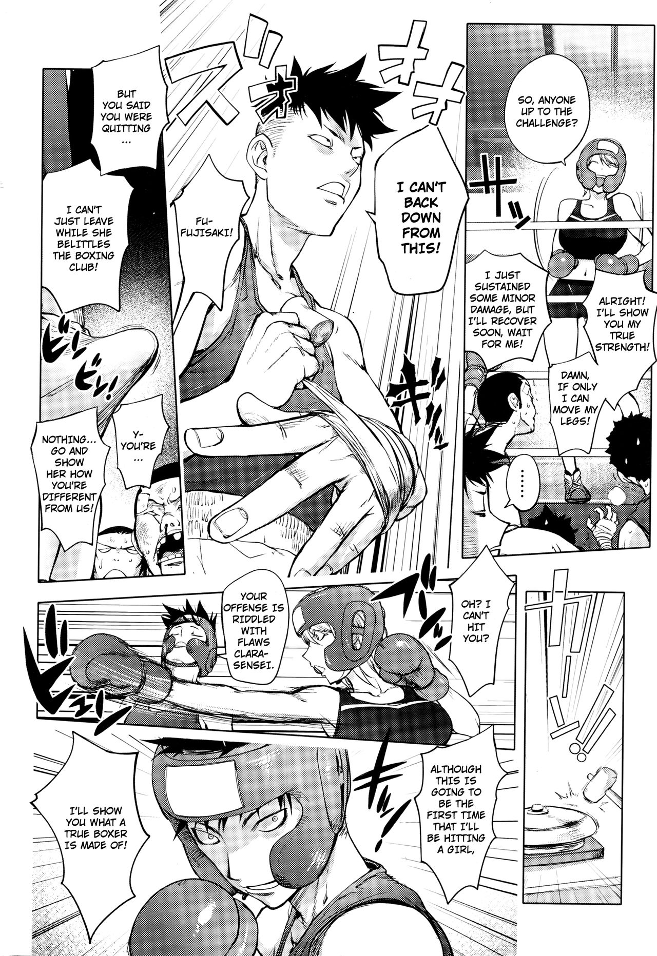 Clara-Sensei no Boxing Kyoushitsu | Clara-Sensei's Boxing Class page 6 full