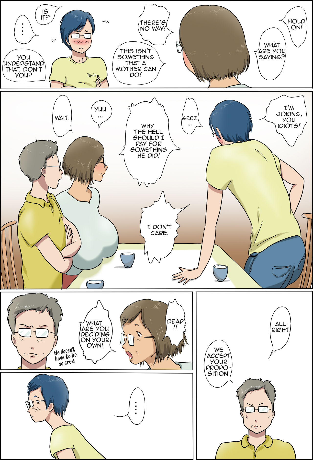 Haha to Musuko no Kazoku Seikatsu | Family Life of Mother and Son page 7 full