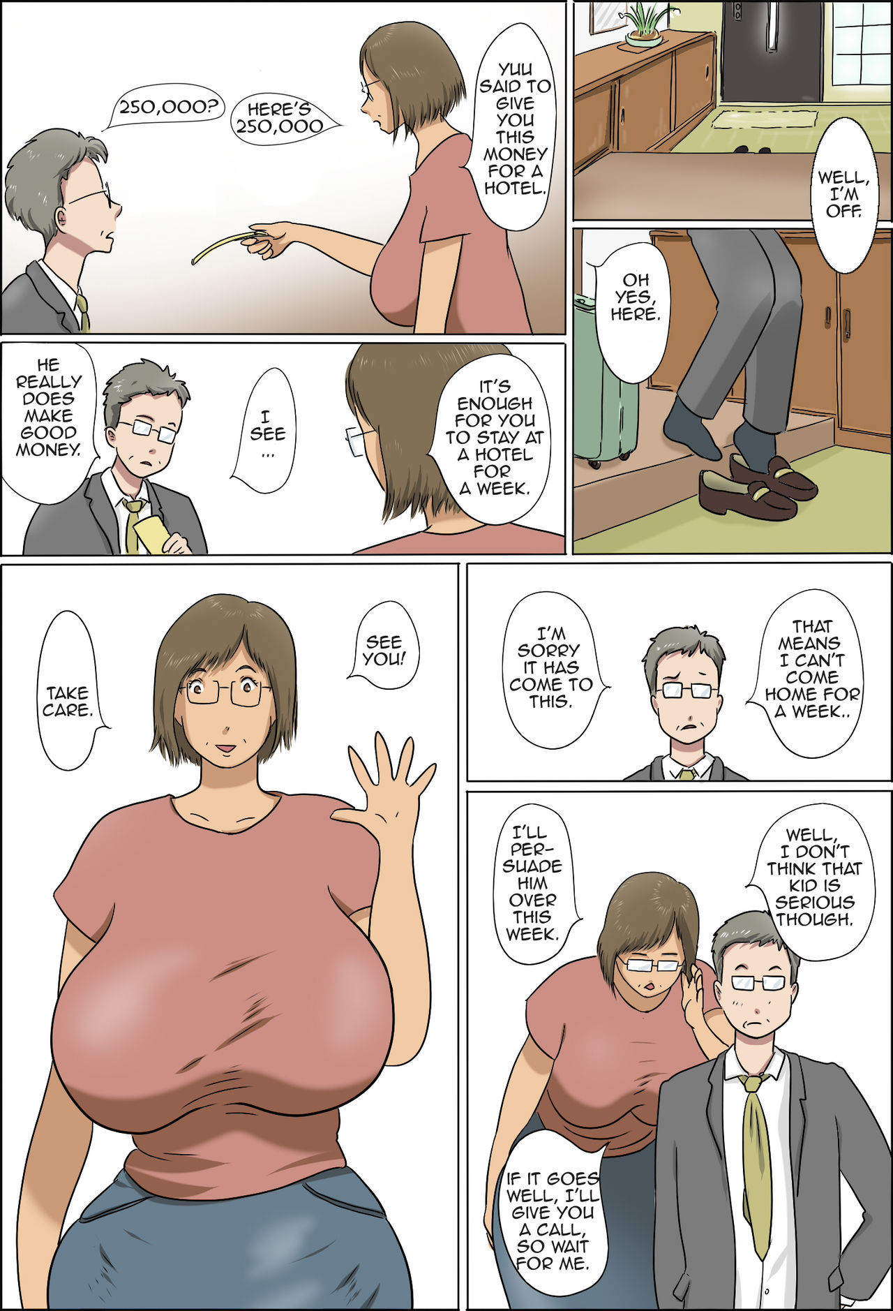 Haha to Musuko no Kazoku Seikatsu | Family Life of Mother and Son page 8 full