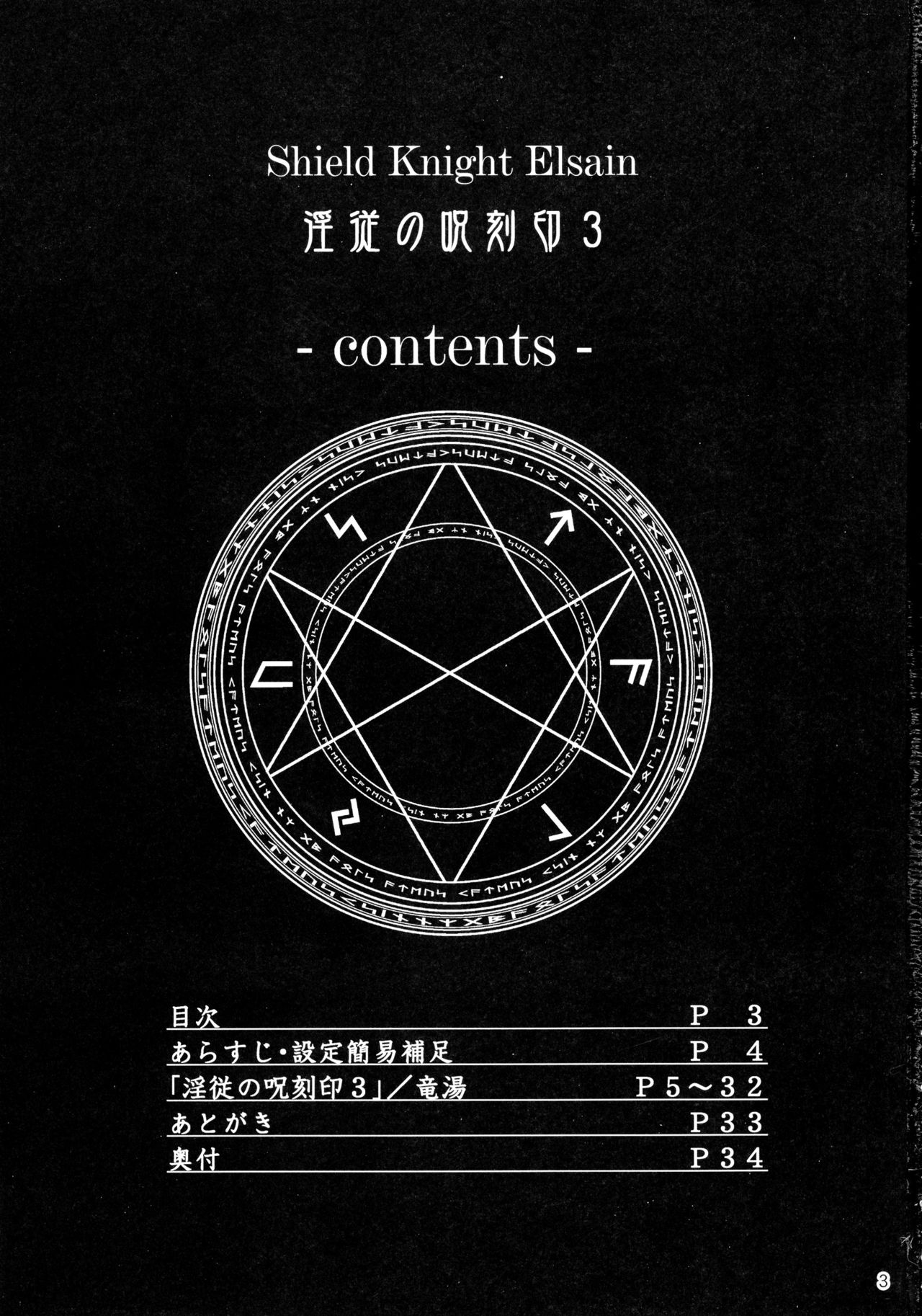 Shield Knight Elsain Vol. 19 Injuu no Jukokuin 3 page 3 full