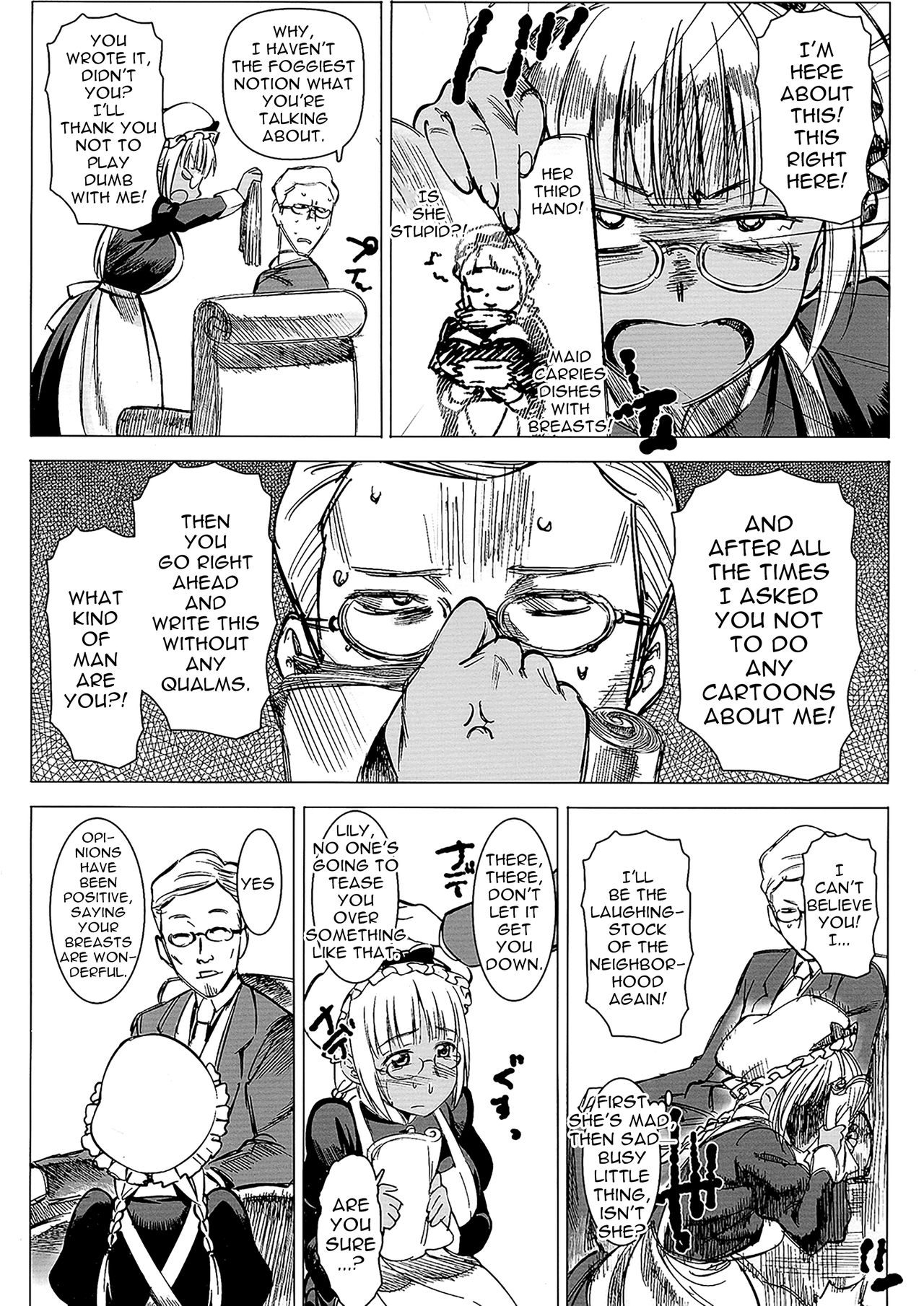Kasshoku Kokumaro Funnyuu Maid! Baka ka!!! | Milk-spraying Creamy Brown Maid! Is She Stupid? page 3 full