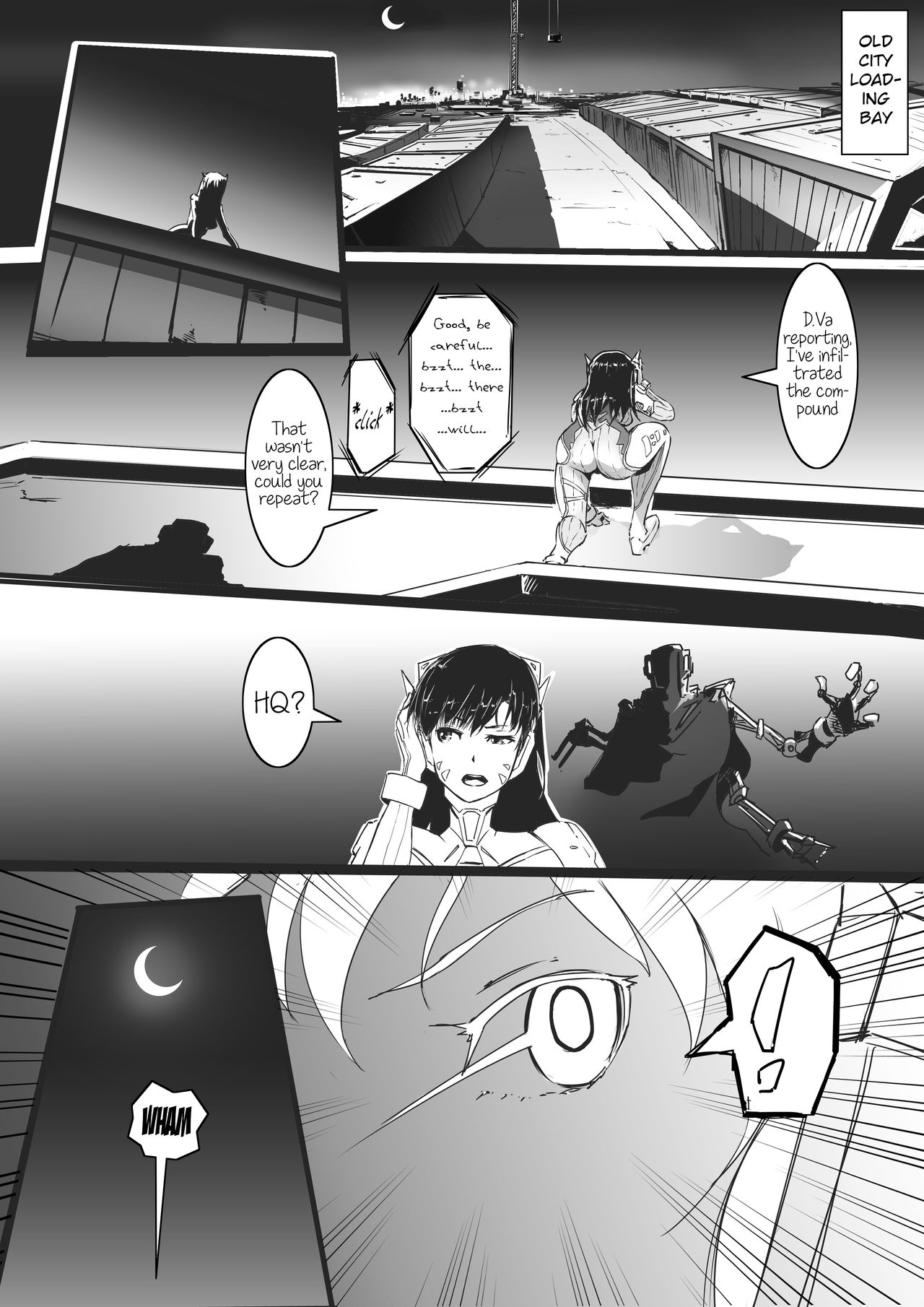 《Overwatch》 Doujin D.VA01 page 1 full