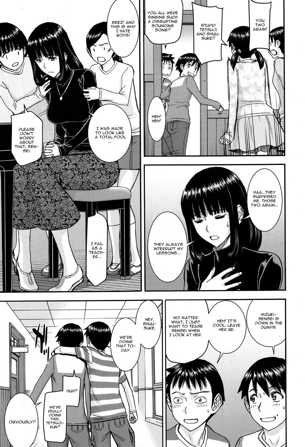 Mizuki Sensei to Akudou - Miss. Mizuki and bad boy page 3 full