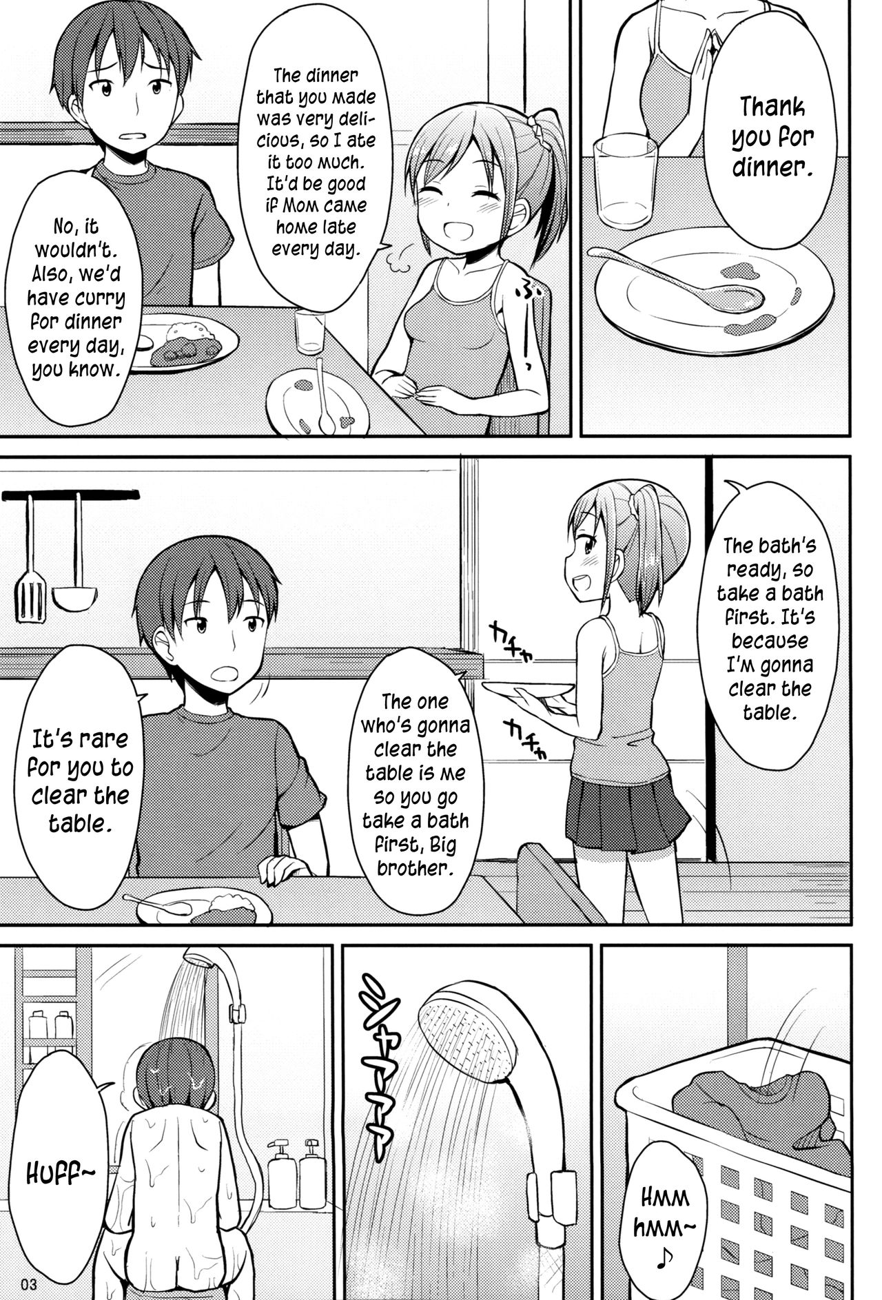 Oniichan "Socchi" mo Aratte Ageyokka♥ | I'm going to wash you down there, too, Big brother♥ page 2 full