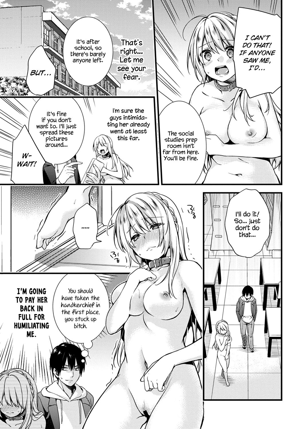 Gakuen no Ojou-sama ga Roshutsukyou no Dohentai datta Hanashi | The Academy Princess is Actually a Perverted Exhibitionist Ch. 1 page 10 full