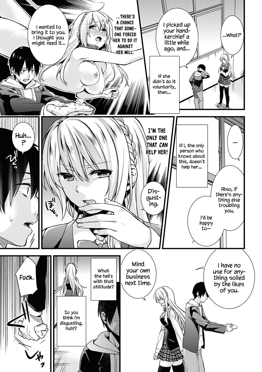 Gakuen no Ojou-sama ga Roshutsukyou no Dohentai datta Hanashi | The Academy Princess is Actually a Perverted Exhibitionist Ch. 1 page 6 full