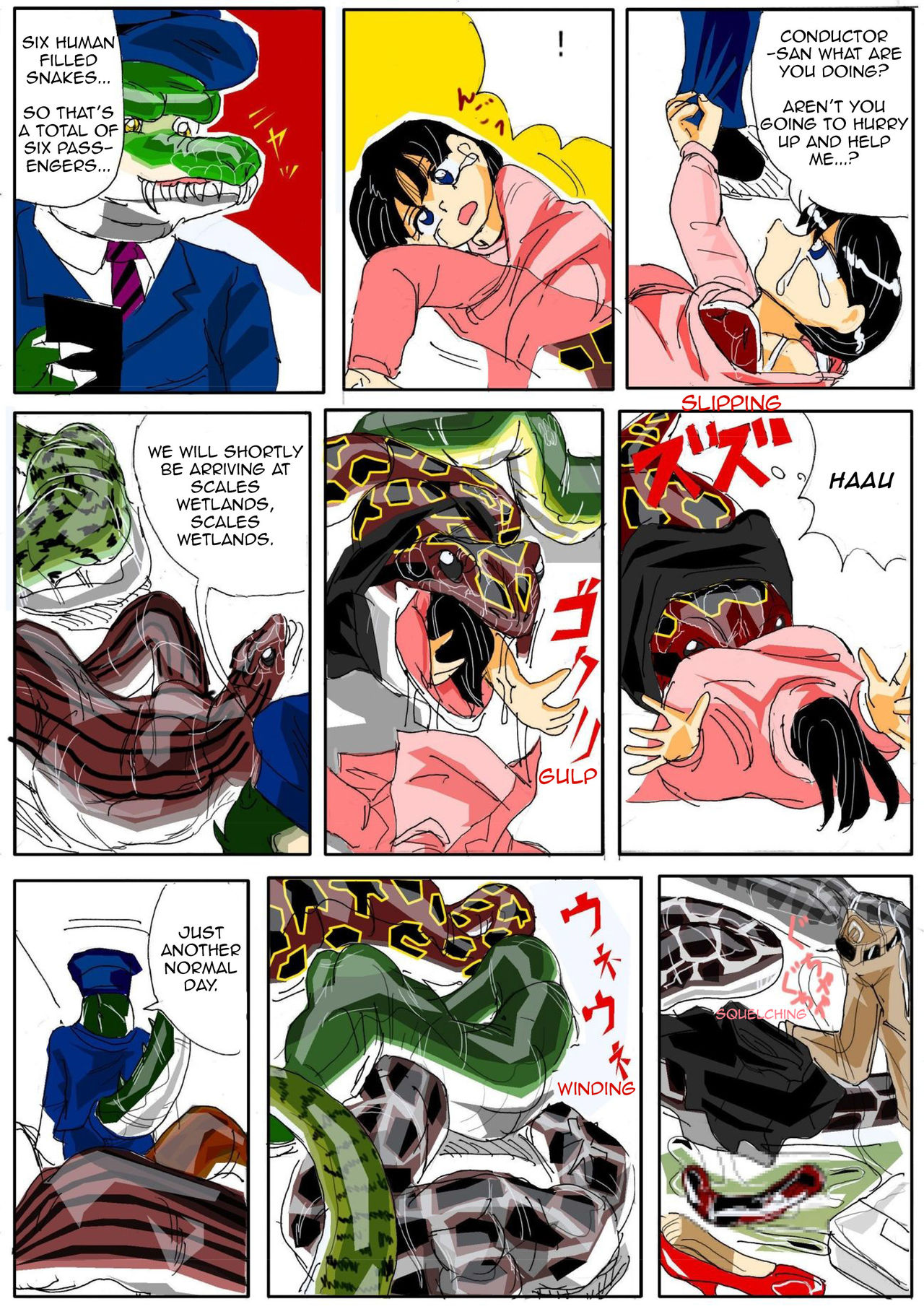 Kuijin Ressha | Eating Train page 10 full