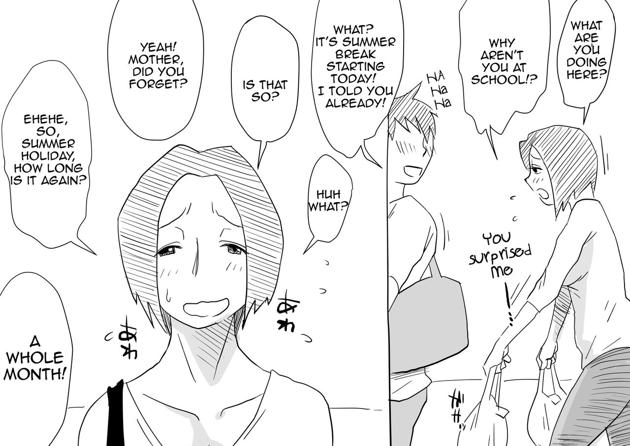 Ano! Okaa-san no Shousai ~Musuko no Natsuyasumi Hen~ |  Oh! Mother's Particulars ~Son's Summer Break~ page 3 full