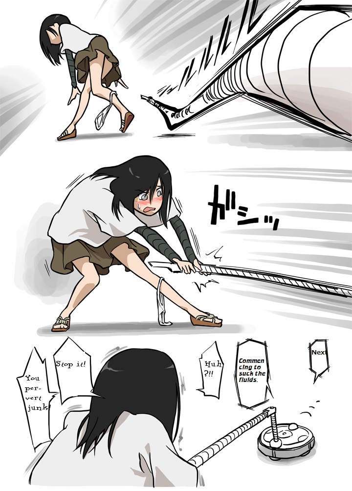 Soujiki ni Okasareta | Molested by a Vacuum Cleaner page 8 full