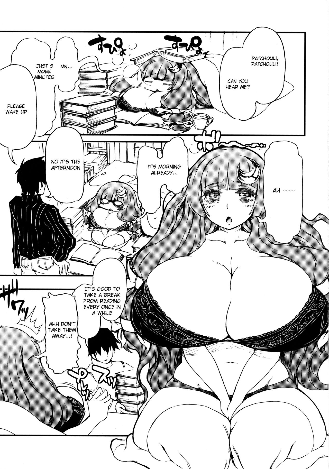 Chou Zubora de Iyarashii Patche-san ga Heya ni Itara no Hon page 2 full