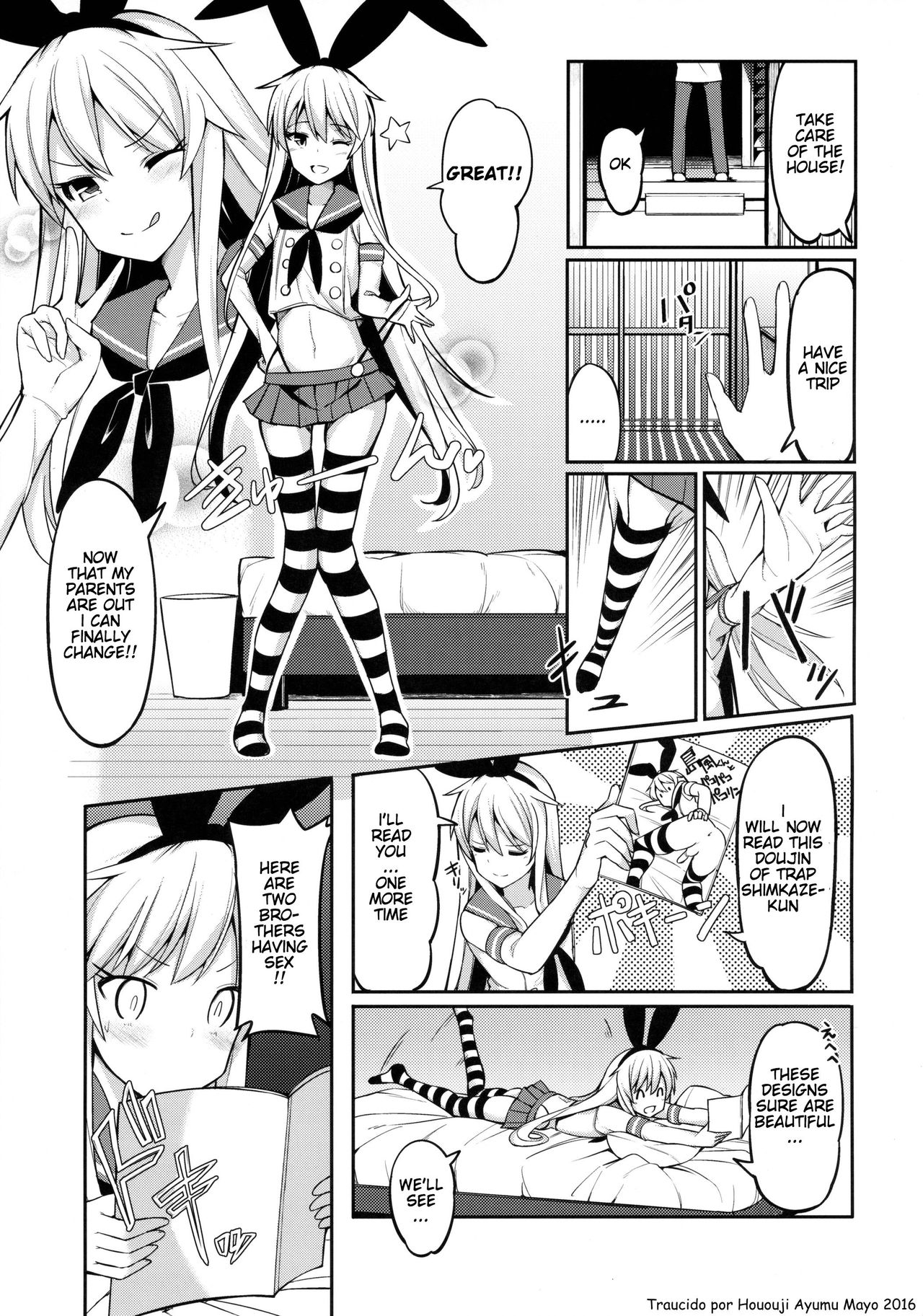 Shimakaze-kun ga Costte Costte Kosuru Hon page 2 full