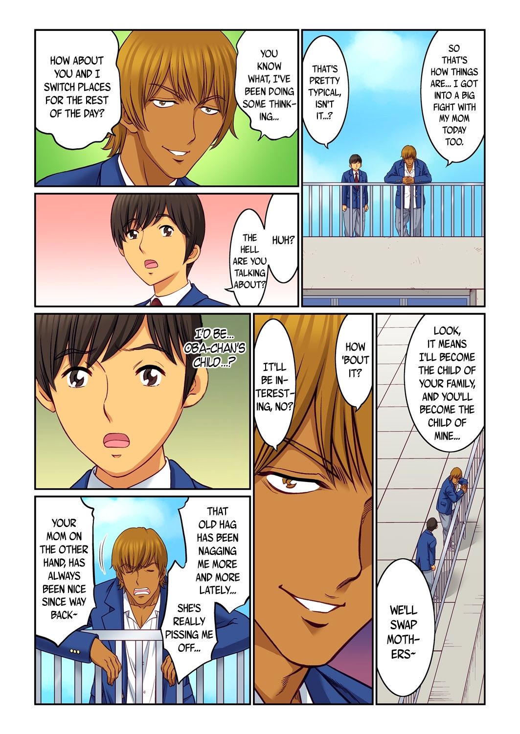 Hahaoya Swap - Omae no Kaa-chan Ore no Mono 1 page 7 full