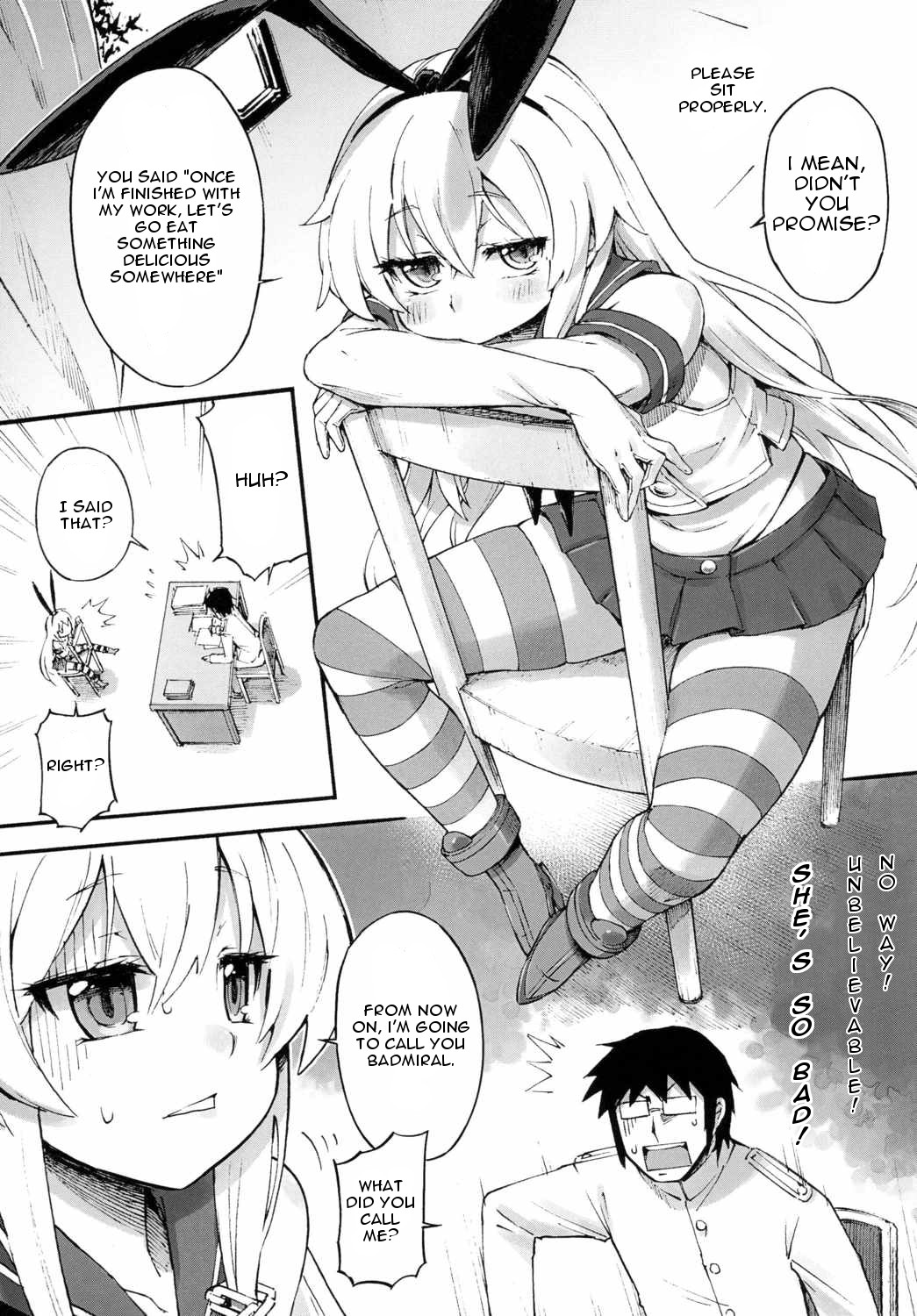 Shimakaze-chan no Zangyou | Shimakaze-chan's Overtime page 6 full