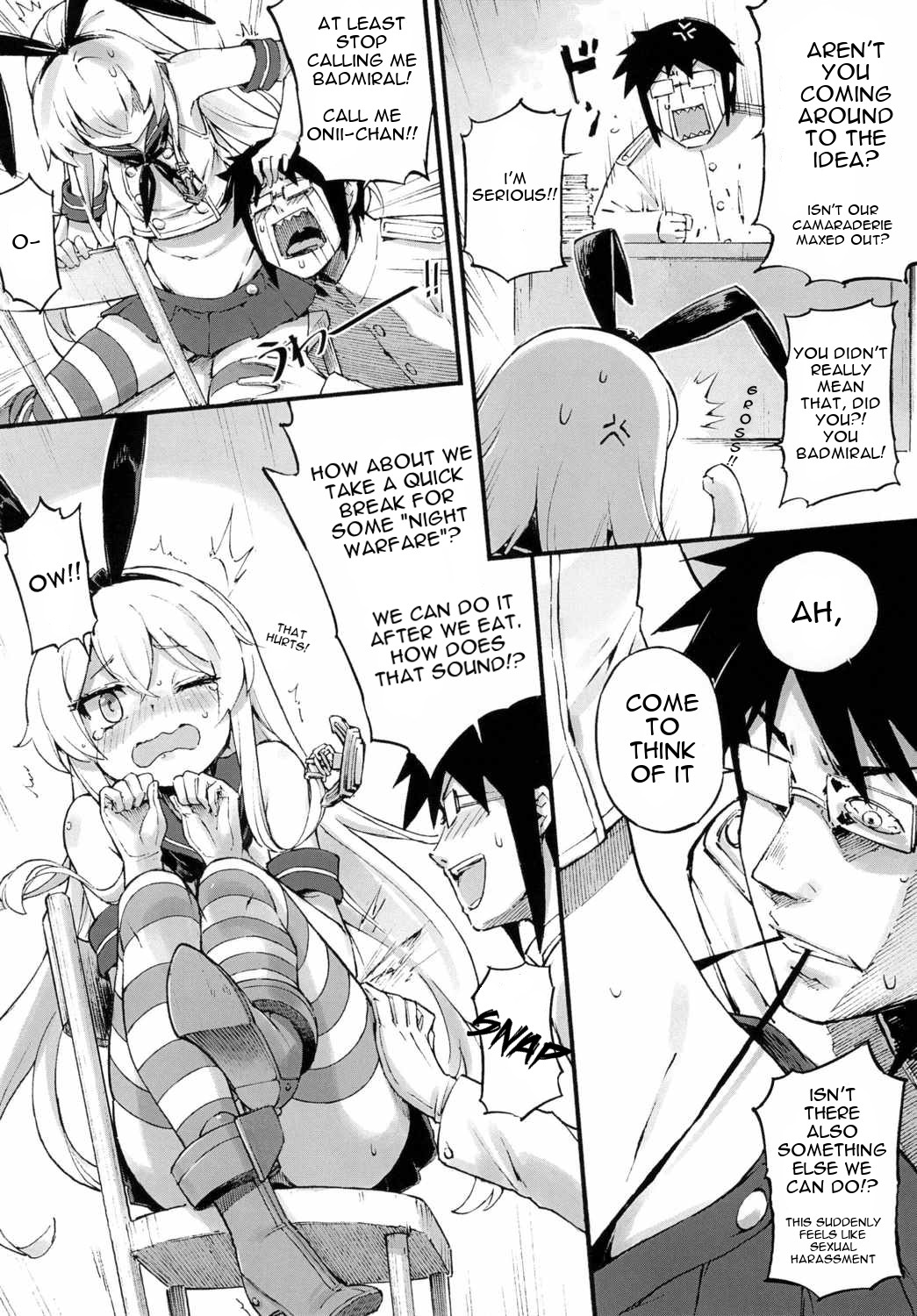 Shimakaze-chan no Zangyou | Shimakaze-chan's Overtime page 9 full