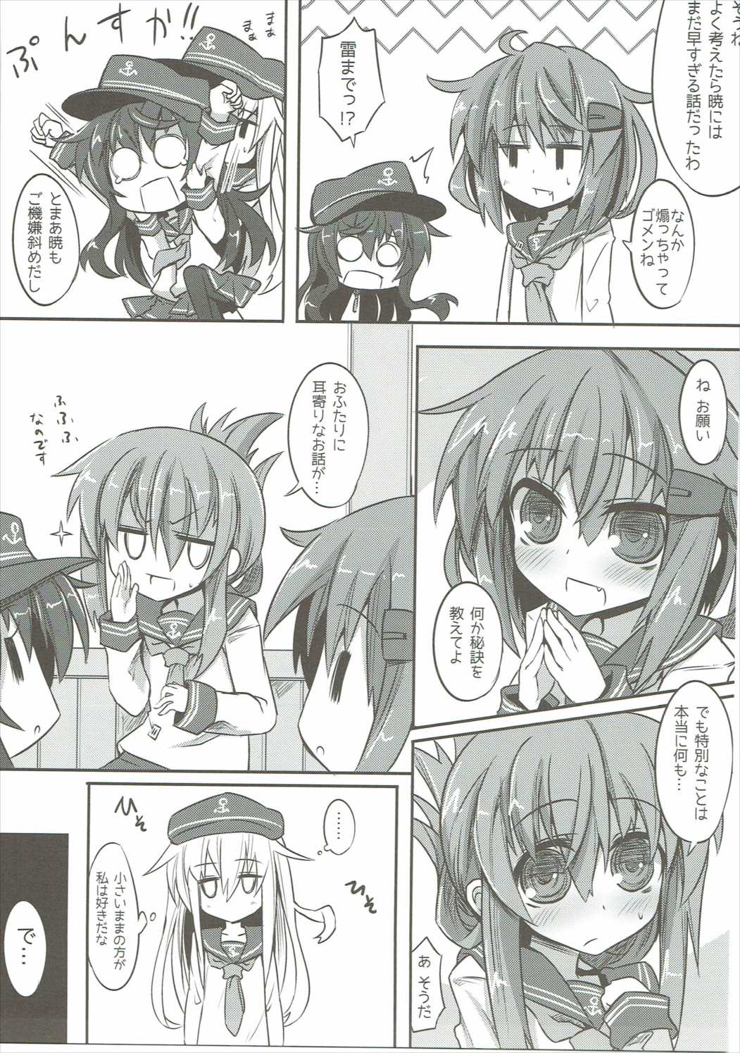 Akatsuki & Ikazuchi no Dairoku Kuchikumiruku! page 4 full