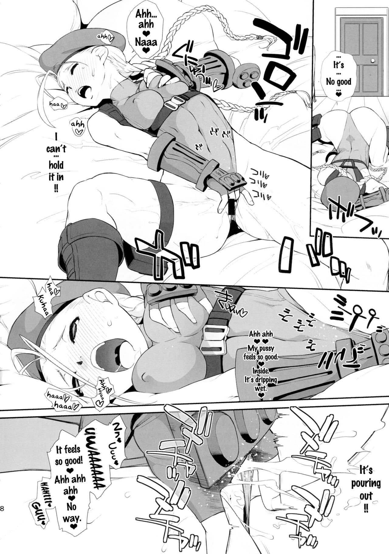 Cammy to Futanari Chun-Li no, Erohon. page 8 full