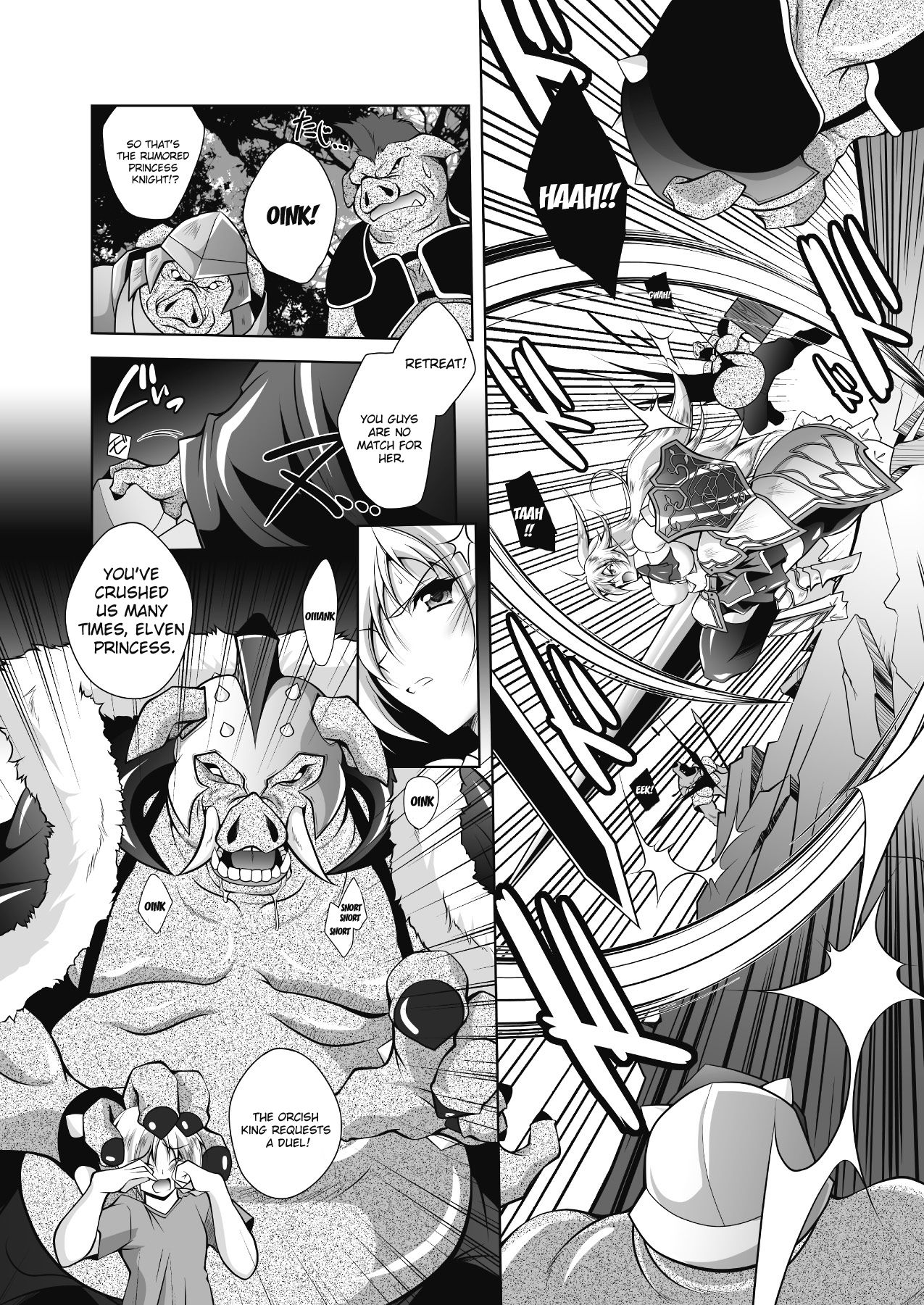 Juuyoku ni Kegareta Elf Hime Kishi Sefiria | An Elf Sullied by Bestial Lust Princess Knight Sefiria page 2 full