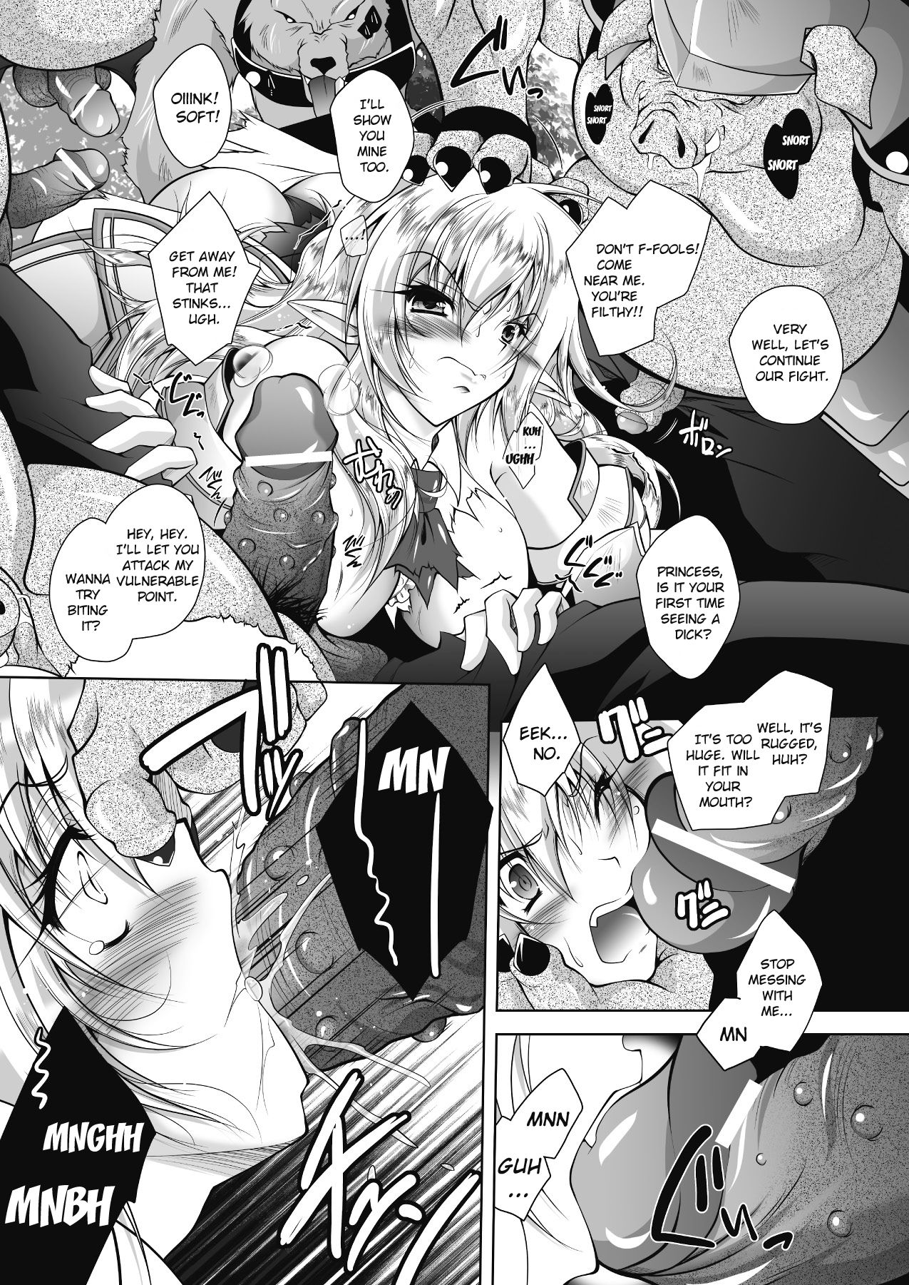 Juuyoku ni Kegareta Elf Hime Kishi Sefiria | An Elf Sullied by Bestial Lust Princess Knight Sefiria page 7 full
