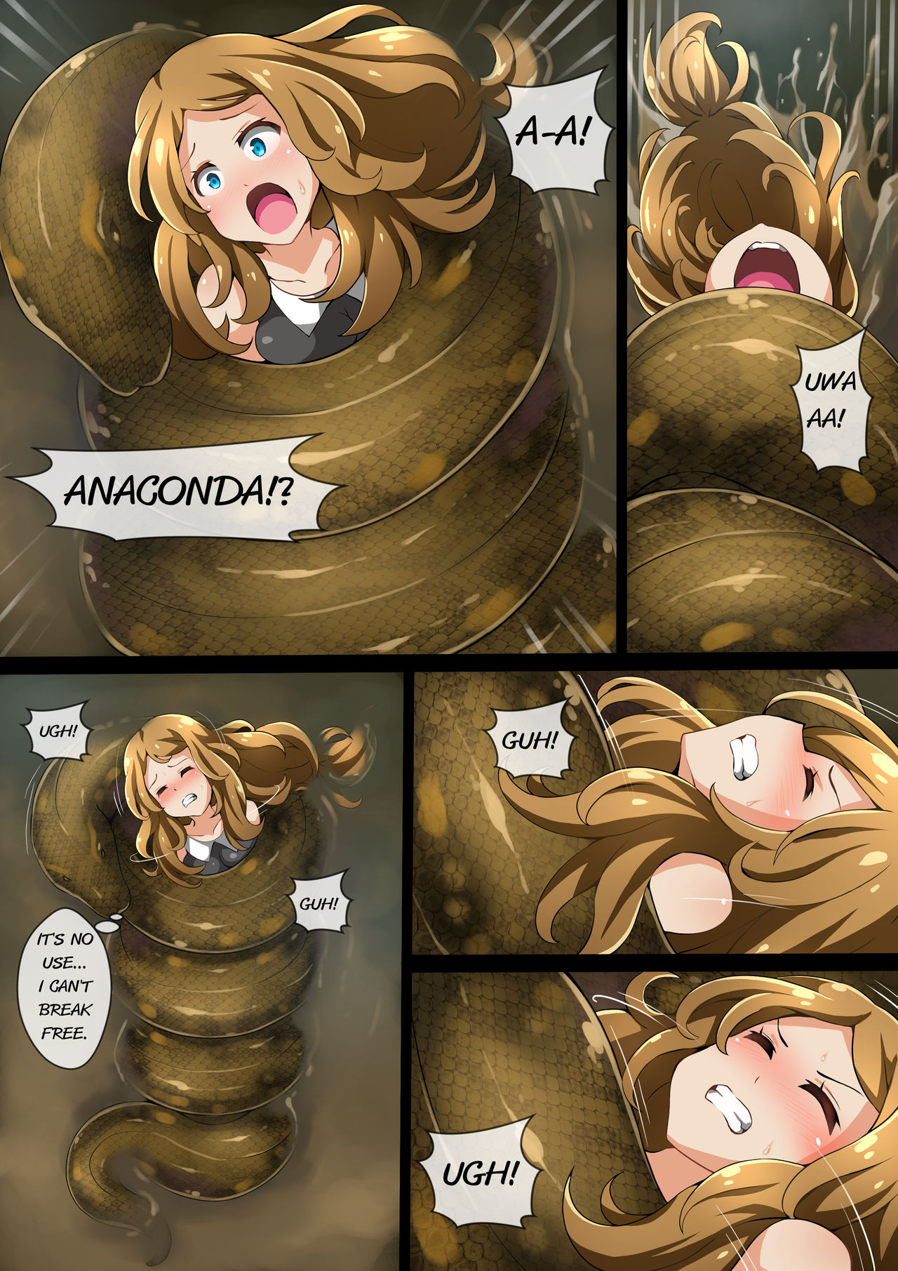 Hell Of Swallowed: Serena VS Anaconda page 4 full