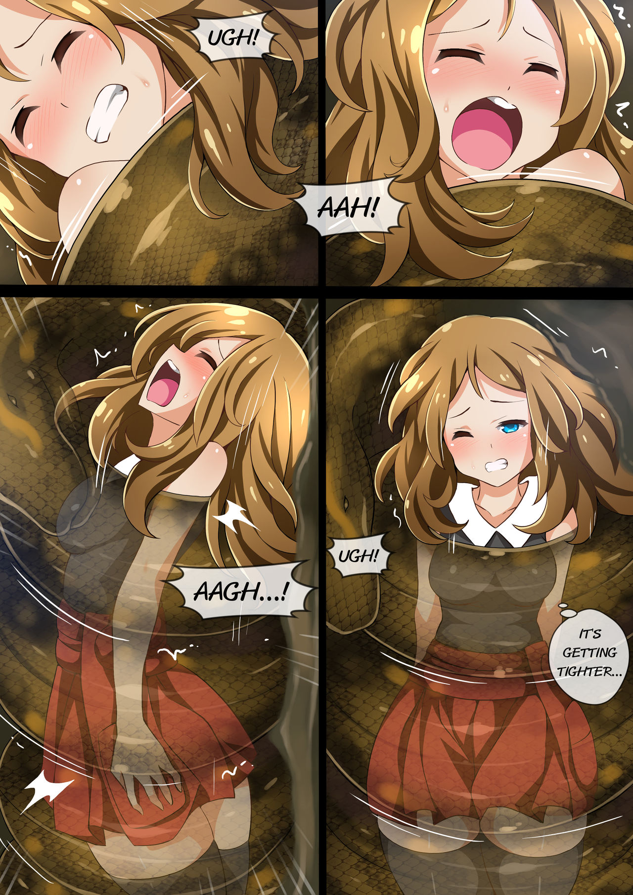 Hell Of Swallowed: Serena VS Anaconda page 6 full