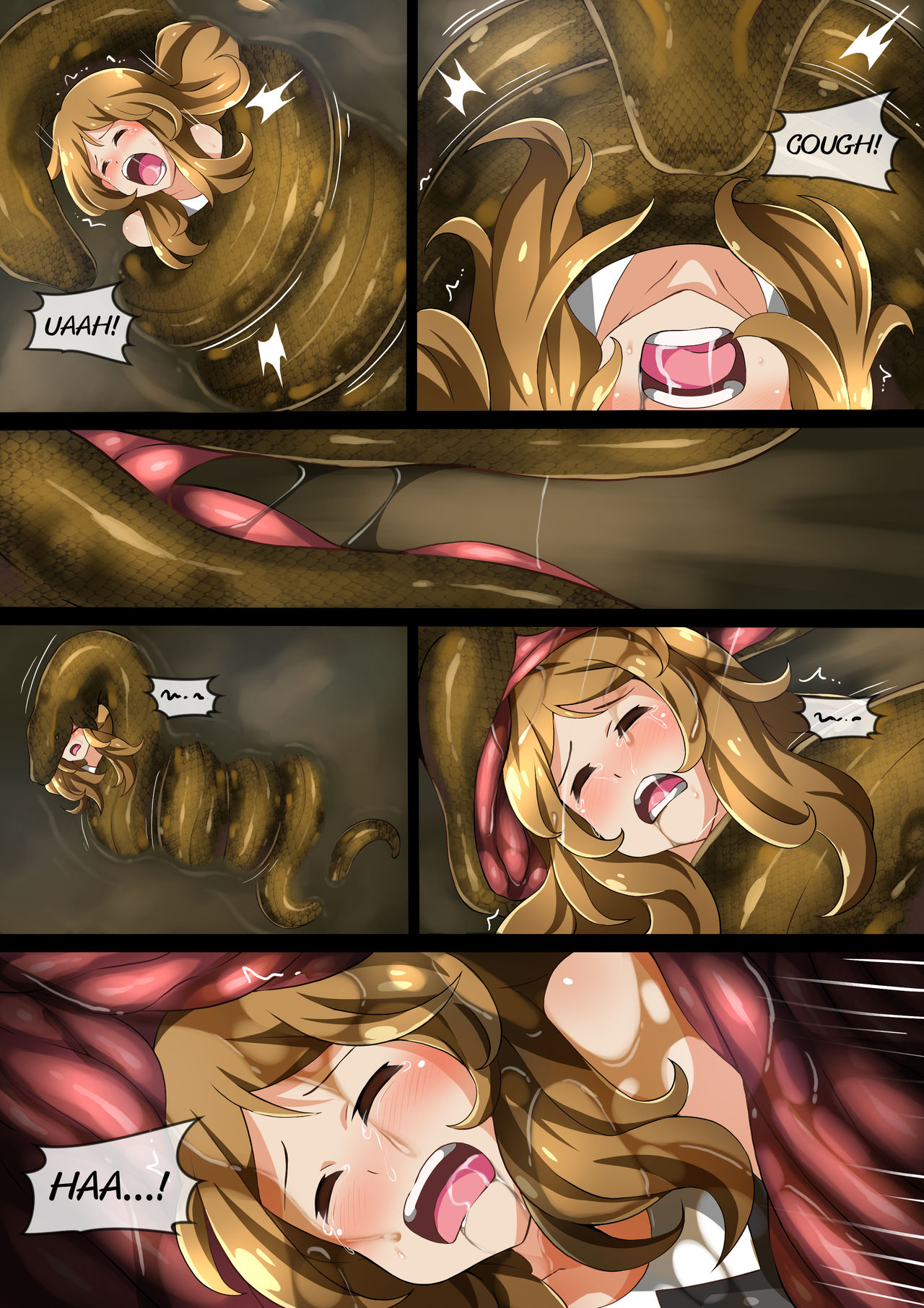Hell Of Swallowed: Serena VS Anaconda page 9 full