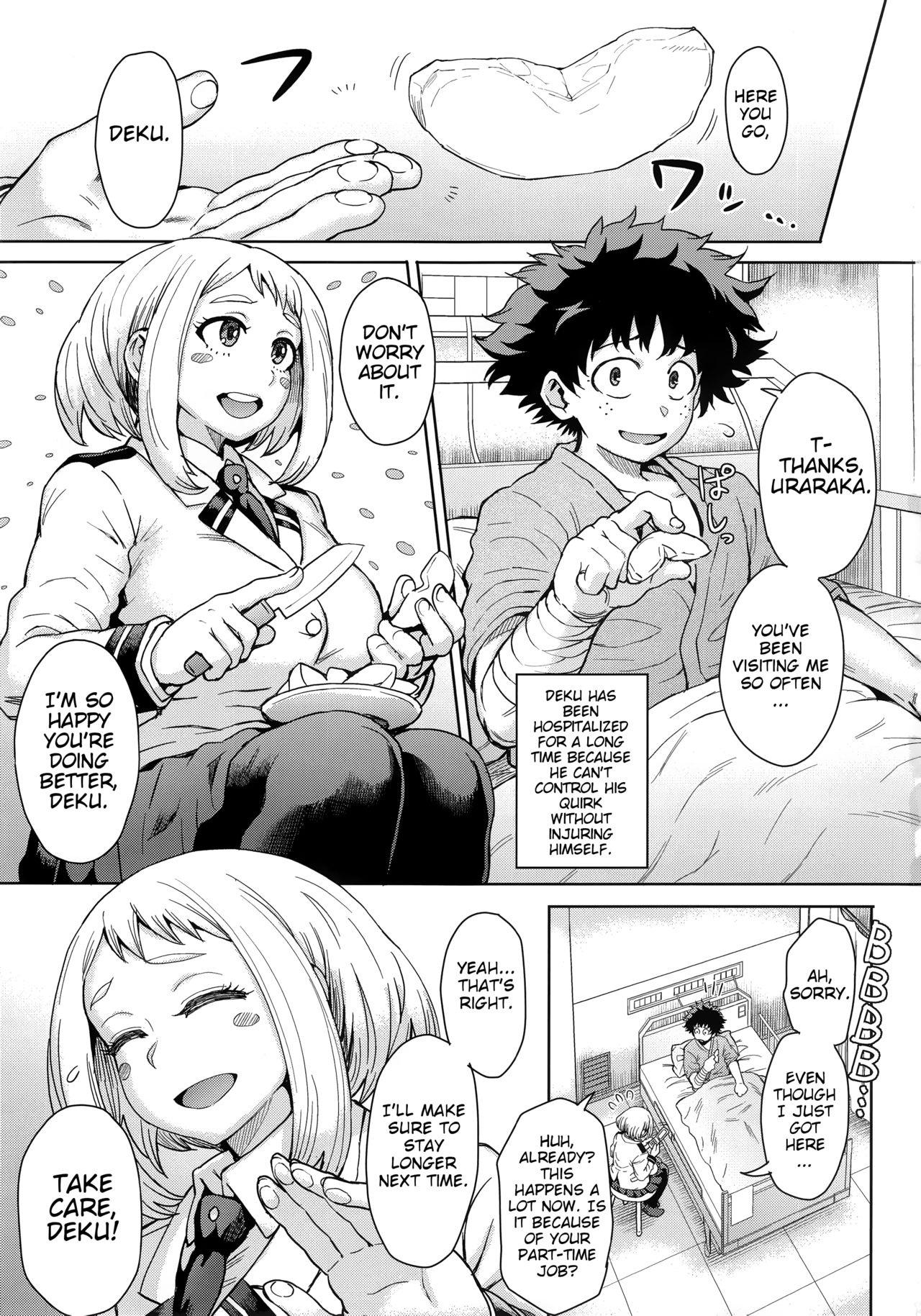 Uraraka Ura Fuuzoku | Uraraka's Behind-the-Scenes Prostitution page 3 full