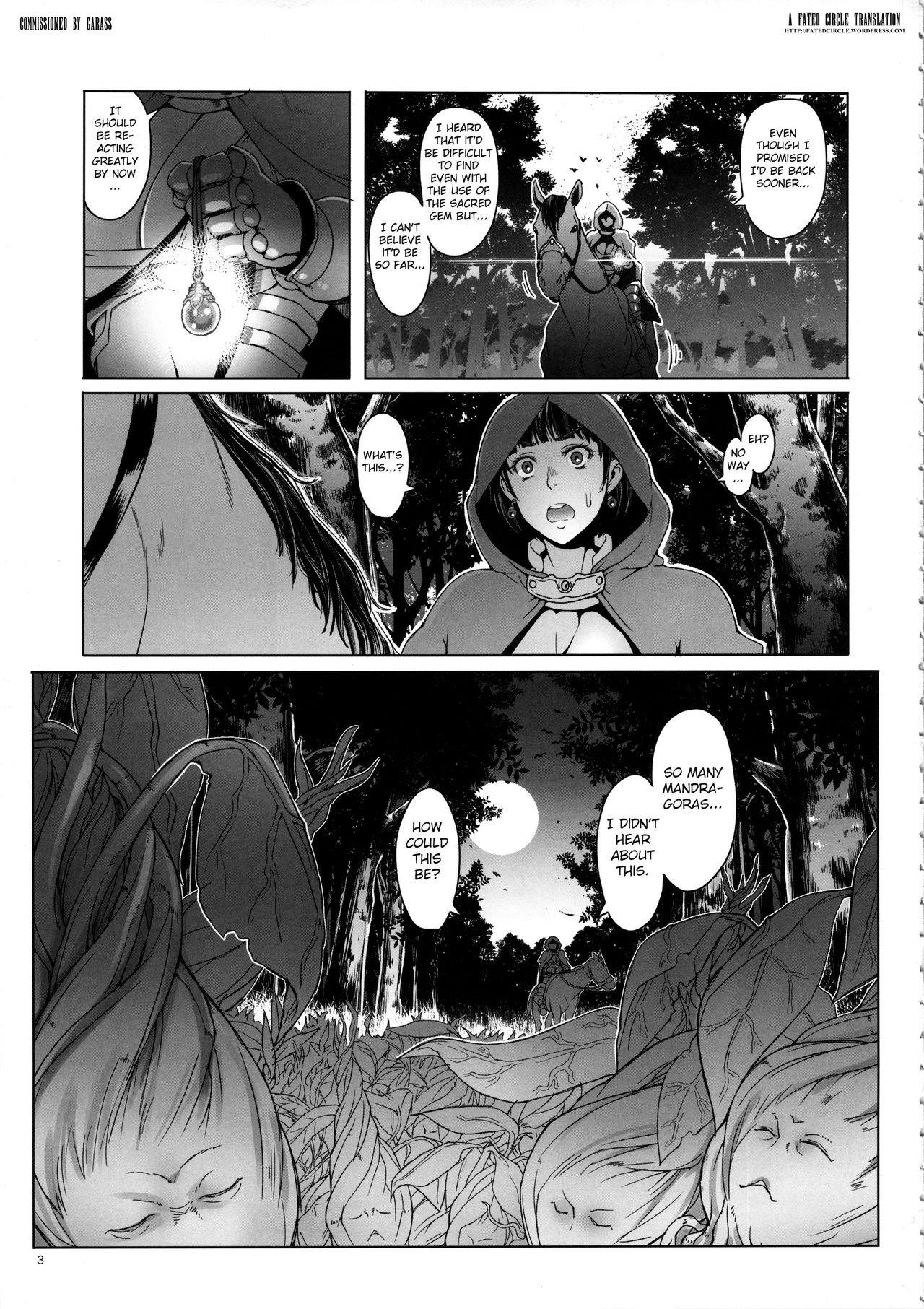 Onnakishi Rael to Suzuiro no Mori no Kiba page 3 full
