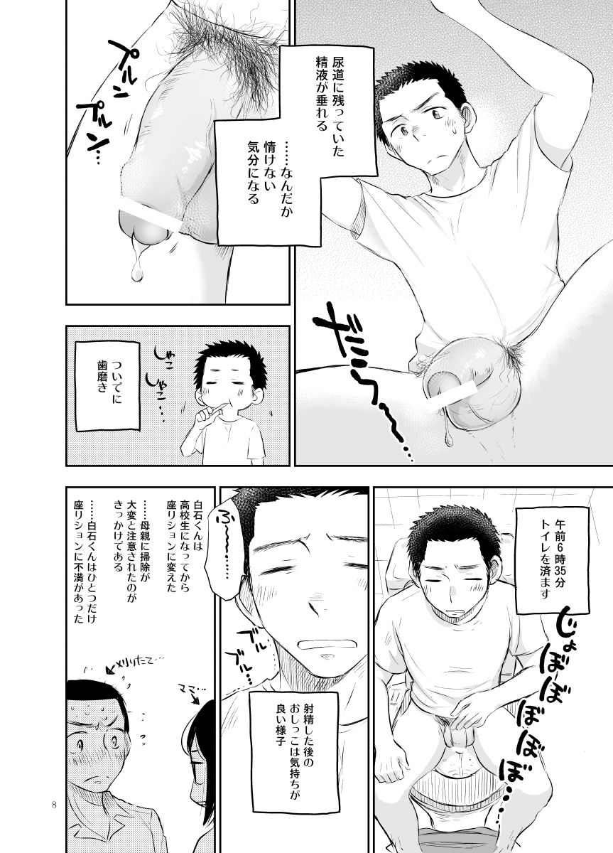 Shiraishi-kun no Ichinichi. page 8 full