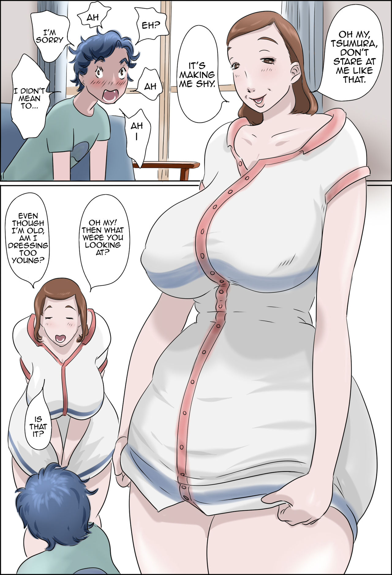 Kanojo no Hahaoya ga Guigui Sasottekuru Ken | My Girlfriend's Mother Jumps my Bones page 7 full