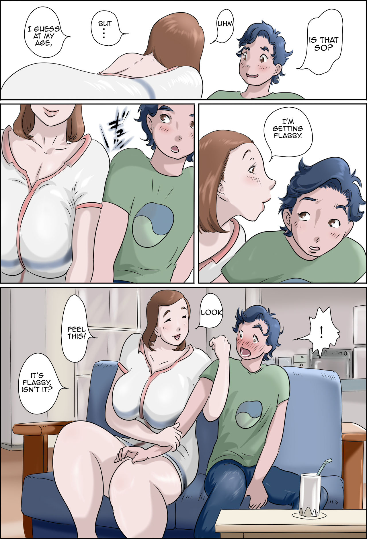 Kanojo no Hahaoya ga Guigui Sasottekuru Ken | My Girlfriend's Mother Jumps my Bones page 9 full