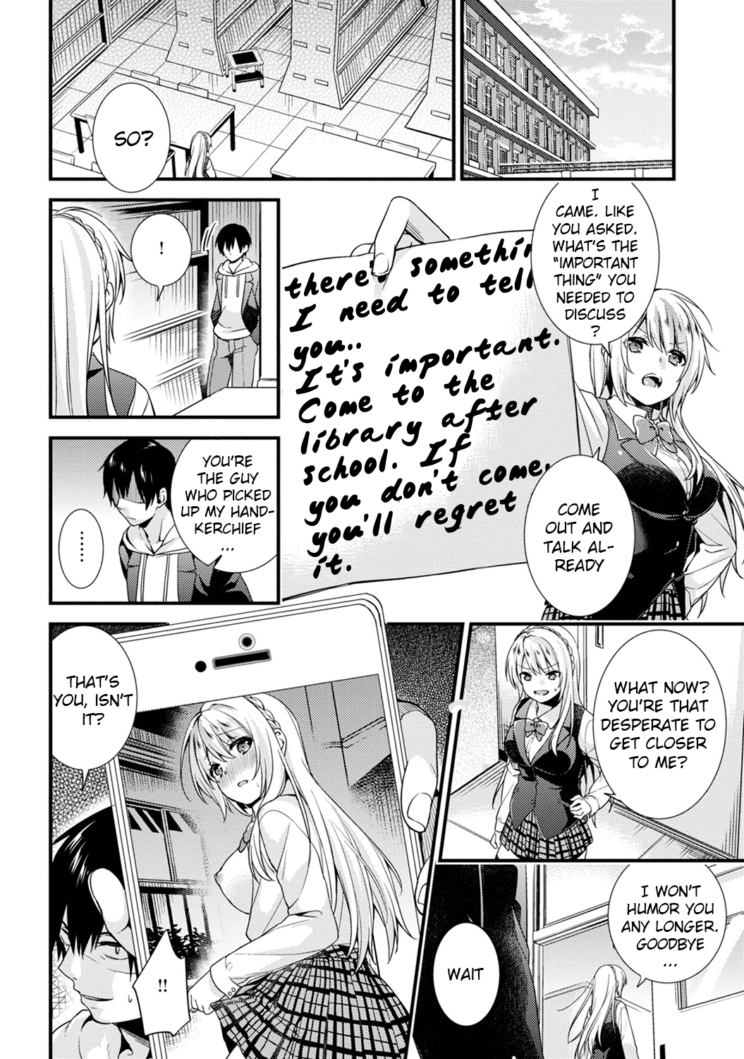 Gakuen no Ojou-sama ga Roshutsukyou no Dohentai datta Hanashi Ch. 1-4 page 6 full
