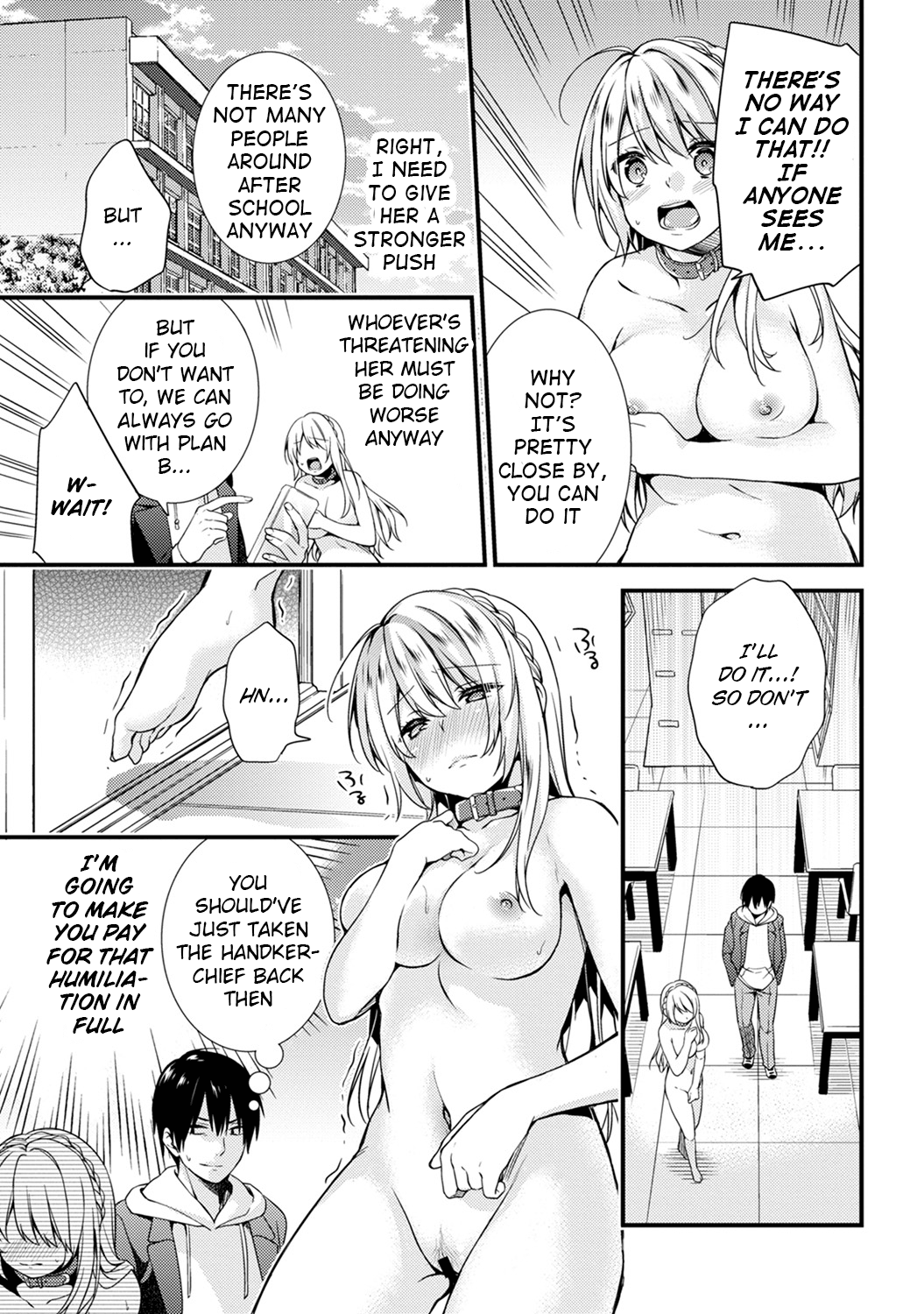 Gakuen no Ojou-sama ga Roshutsukyou no Dohentai datta Hanashi Ch. 1-4 page 9 full