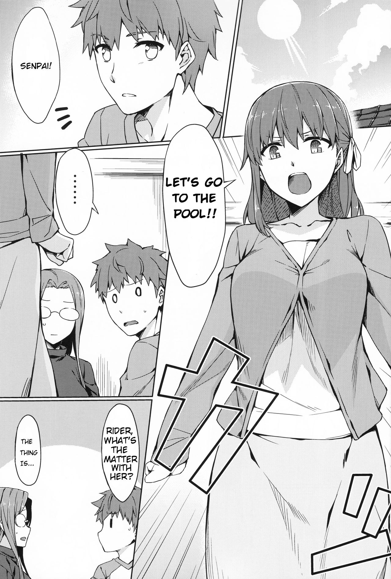 Rider-san to Kyouei Mizugi. | Rider-san and Swimsuit page 2 full