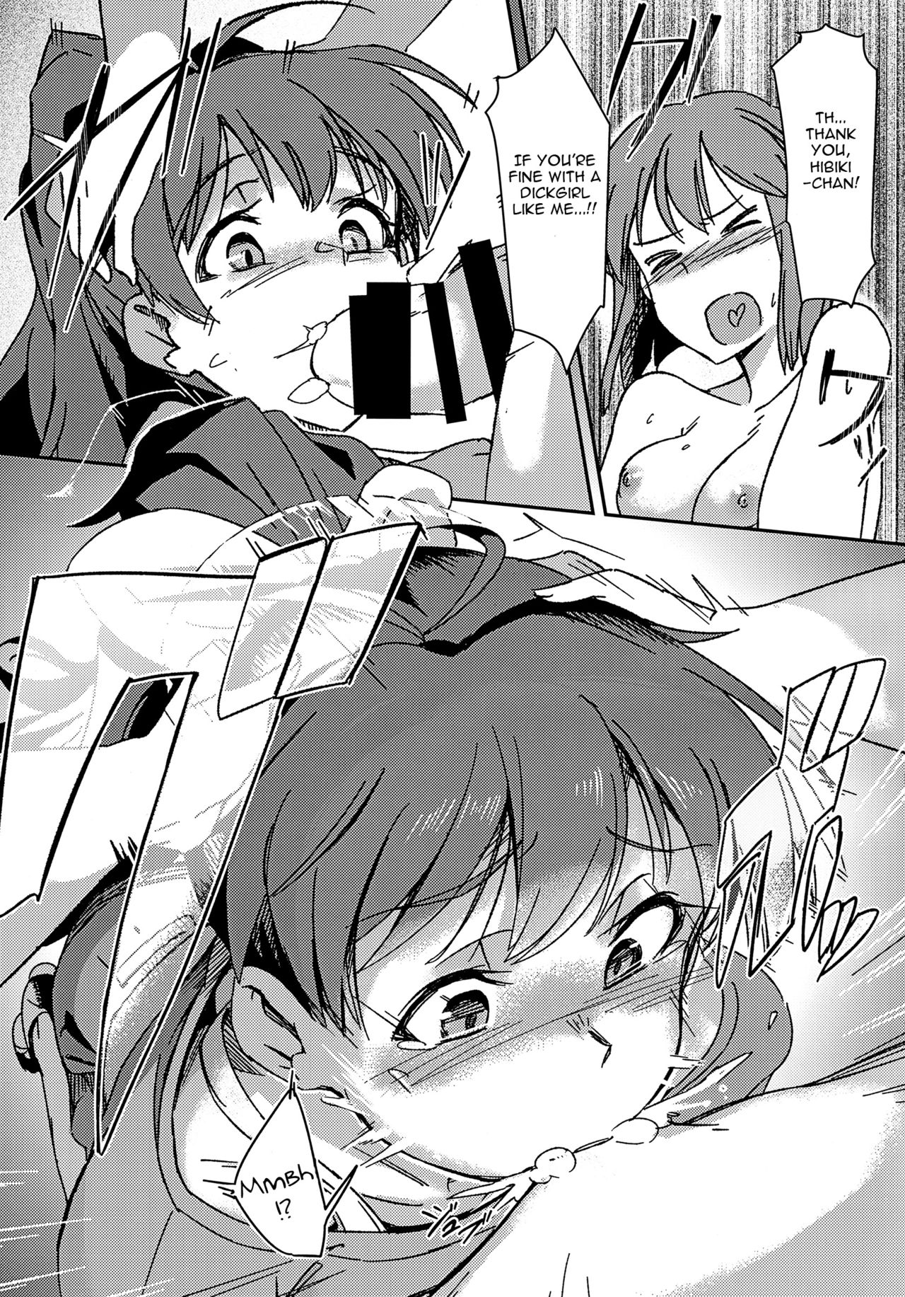 Yuki Chinpo - Futanari Yukiho ga Hibiki o Otosu Hon page 10 full