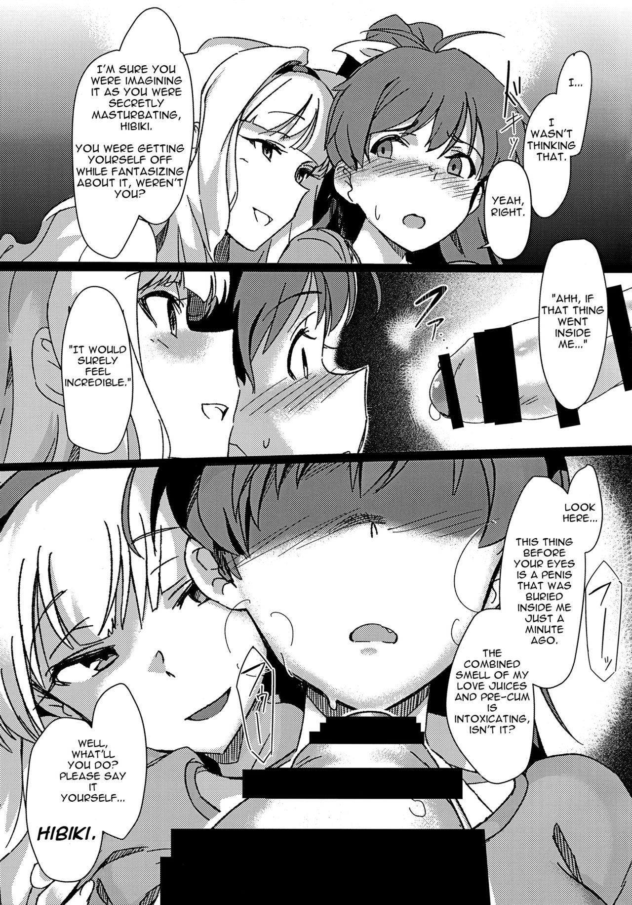 Yuki Chinpo - Futanari Yukiho ga Hibiki o Otosu Hon page 8 full