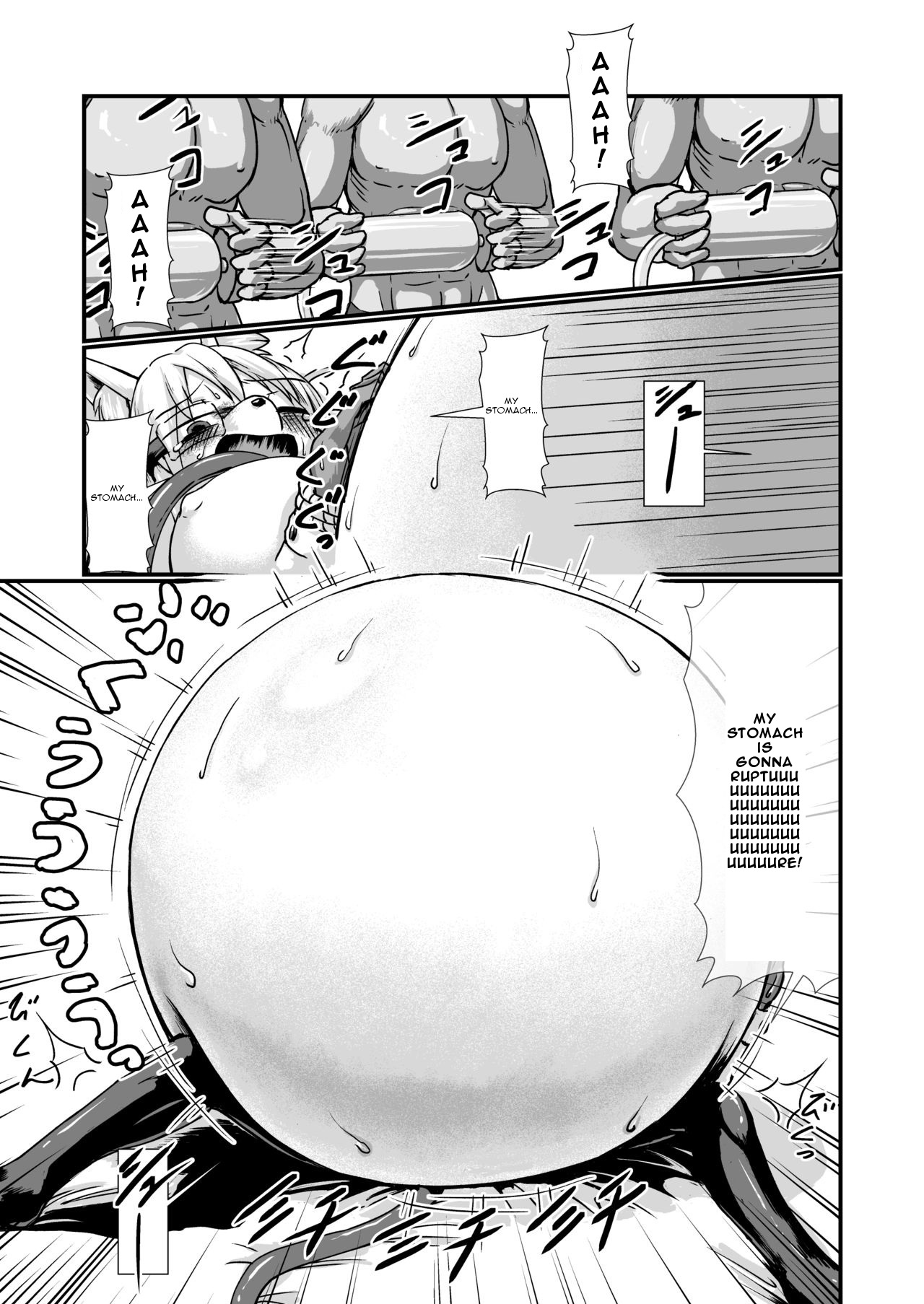 Mesukemo-san Kuuki Kanchou Boufuku Haretsu | Mesukemo-san's Swelling Air Enema Explosion page 5 full