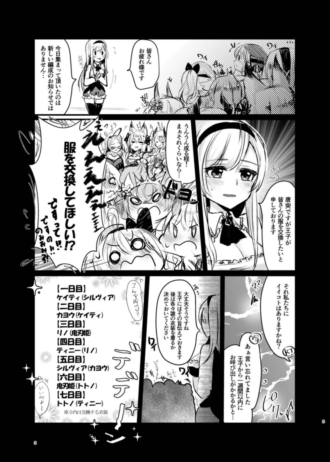 Ishou o Koukan Shimasho! page 3 full