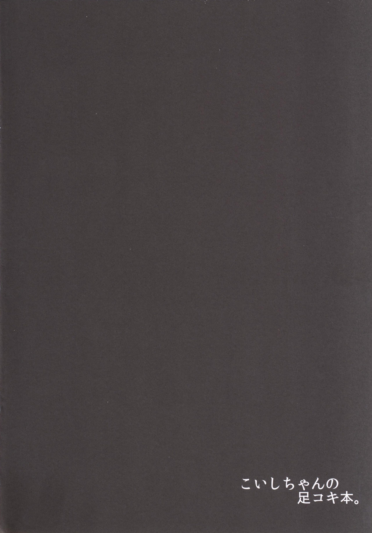 Koishi-chan no Ashikokibon. page 3 full