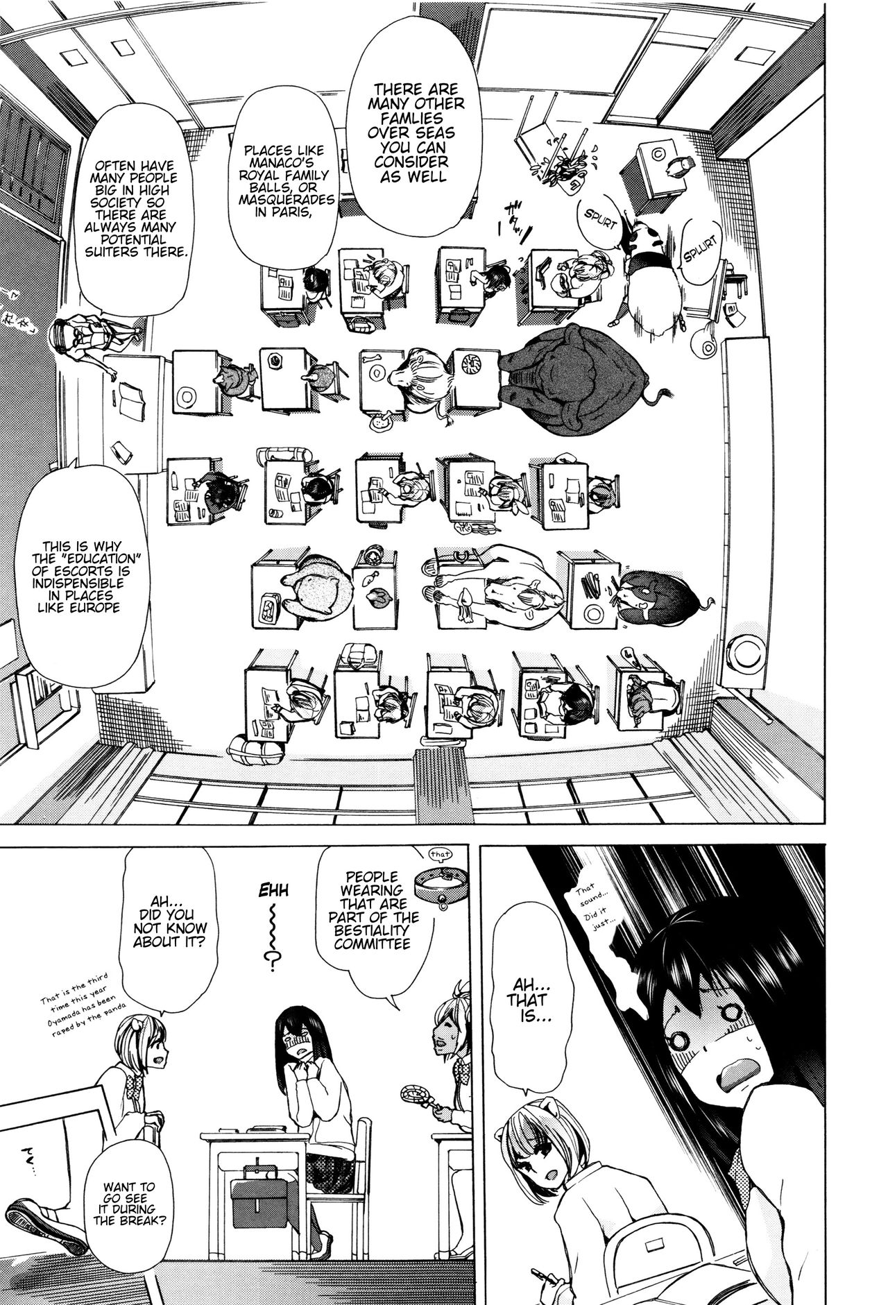 Juukan Kyoushitsu - Bestiality Classroom Ch. 1-5 page 10 full