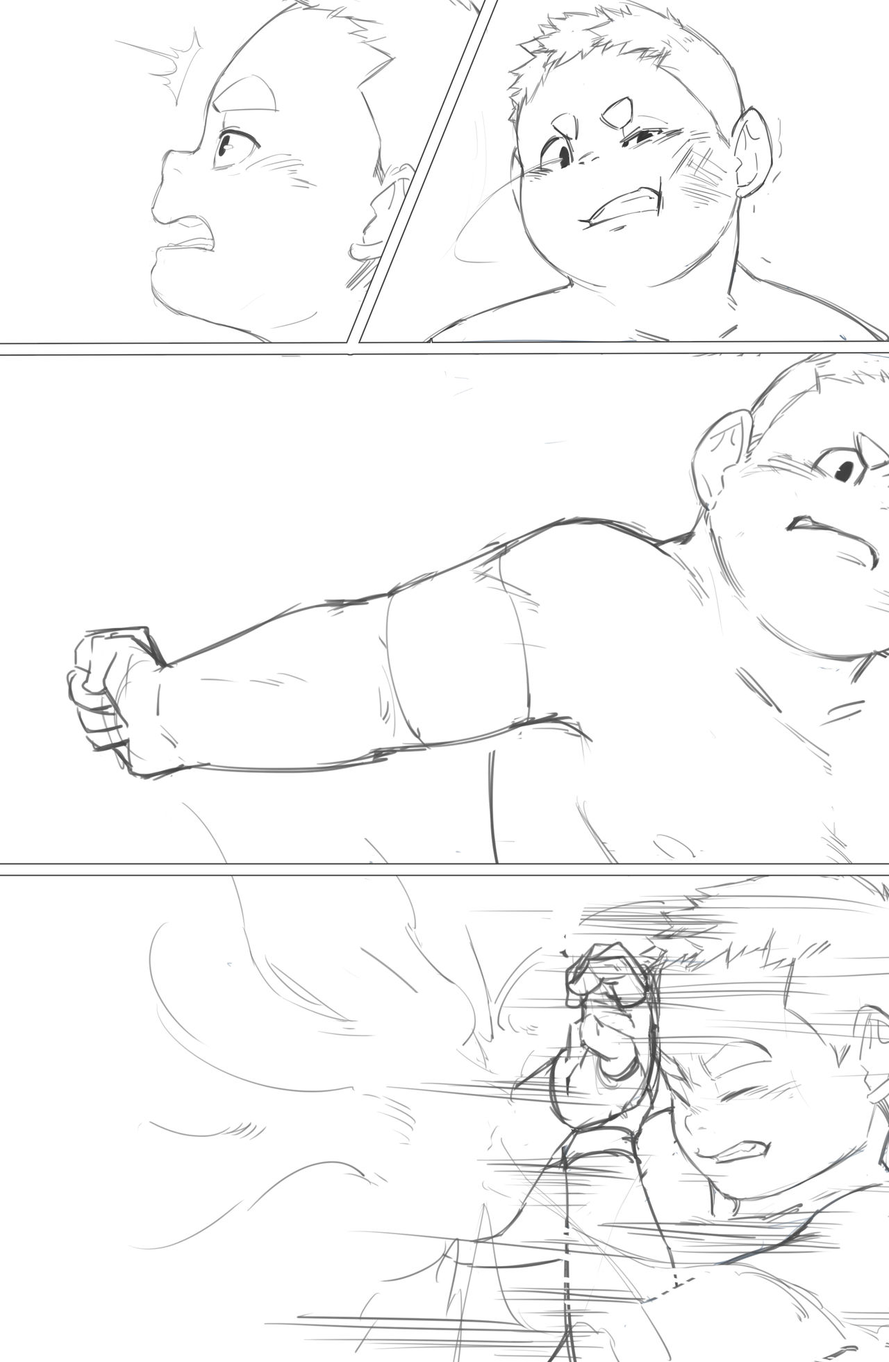 エロ格闘 Fight 1 Round 1 page 4 full