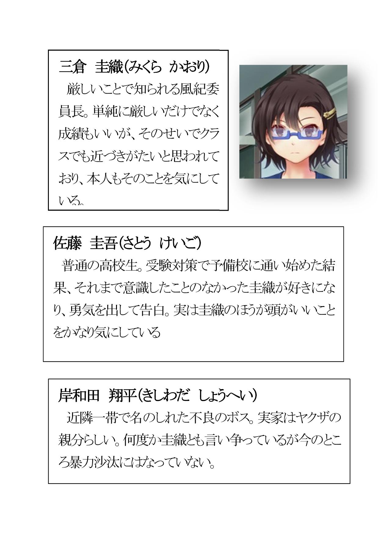 Netorareta Kanojo -Fuuki Iinchou Mikura Kaori- page 2 full