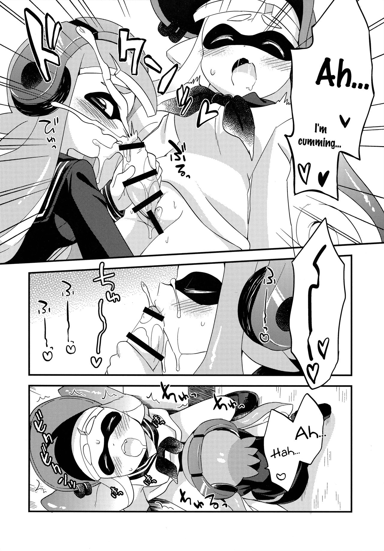 Rezu Geso Gachi♥cchi - Kinoko Takenoko Kassen | Super Lewd Lesbian Calamari - Mushrooms vs Bamboo Shoots page 9 full