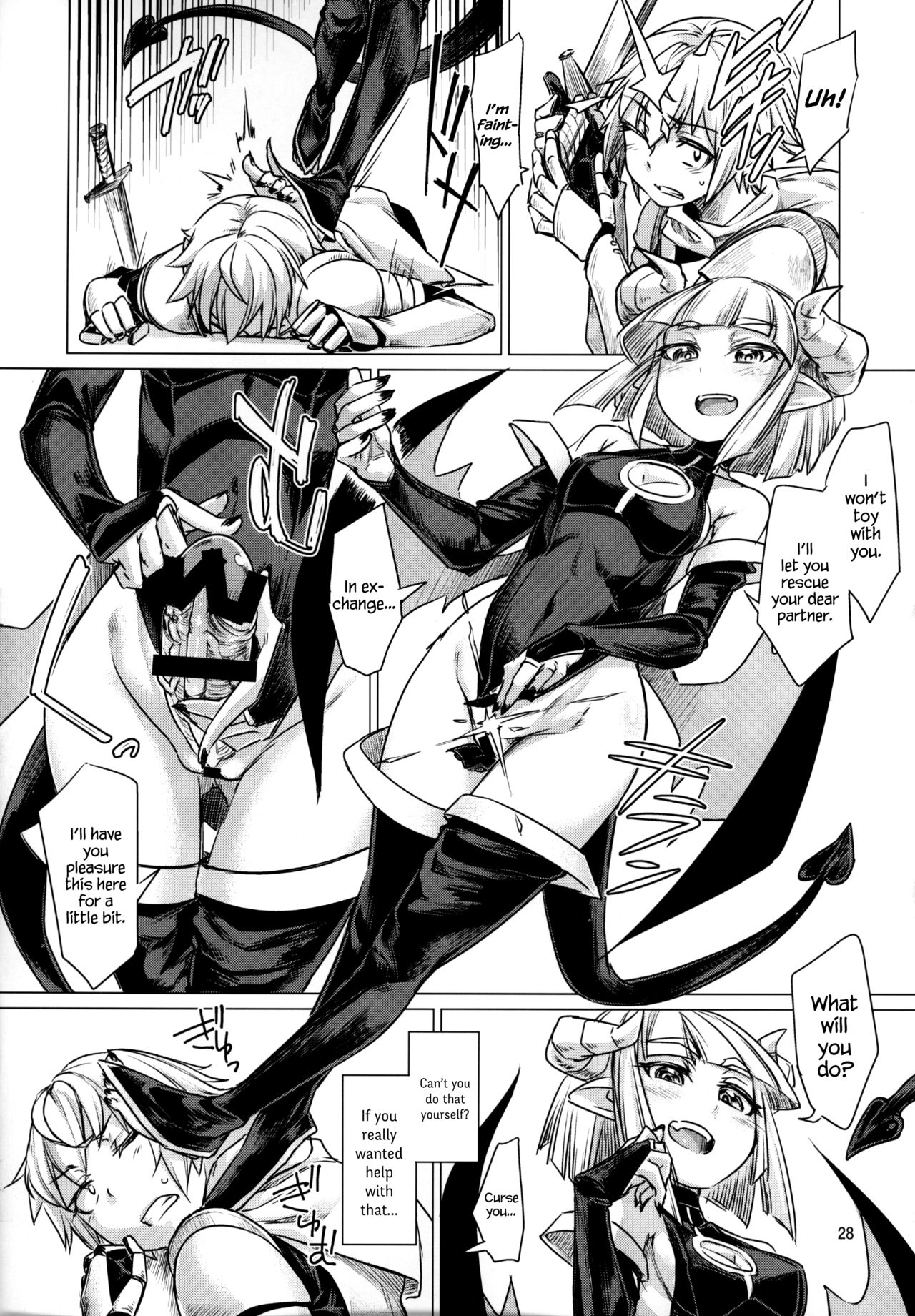 Succubus Molesting a Knight with Her Cock page 2 full