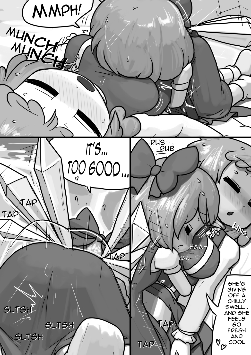 Chinko Cirno x Futsuu Letty no Suikan Manga page 7 full