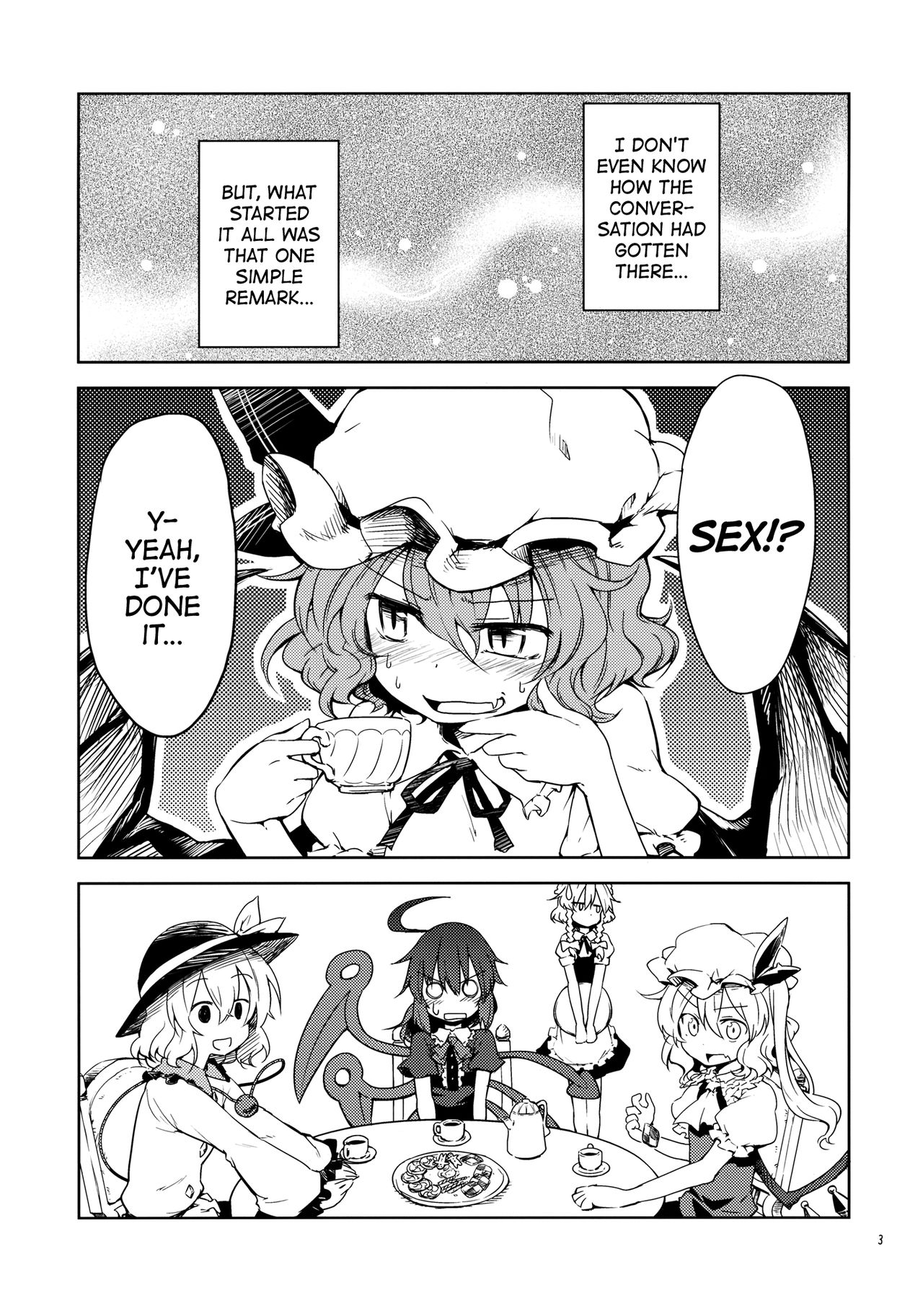 Sanmusu ga Arawareta! | The Triple Girls Have Arrived! page 2 full