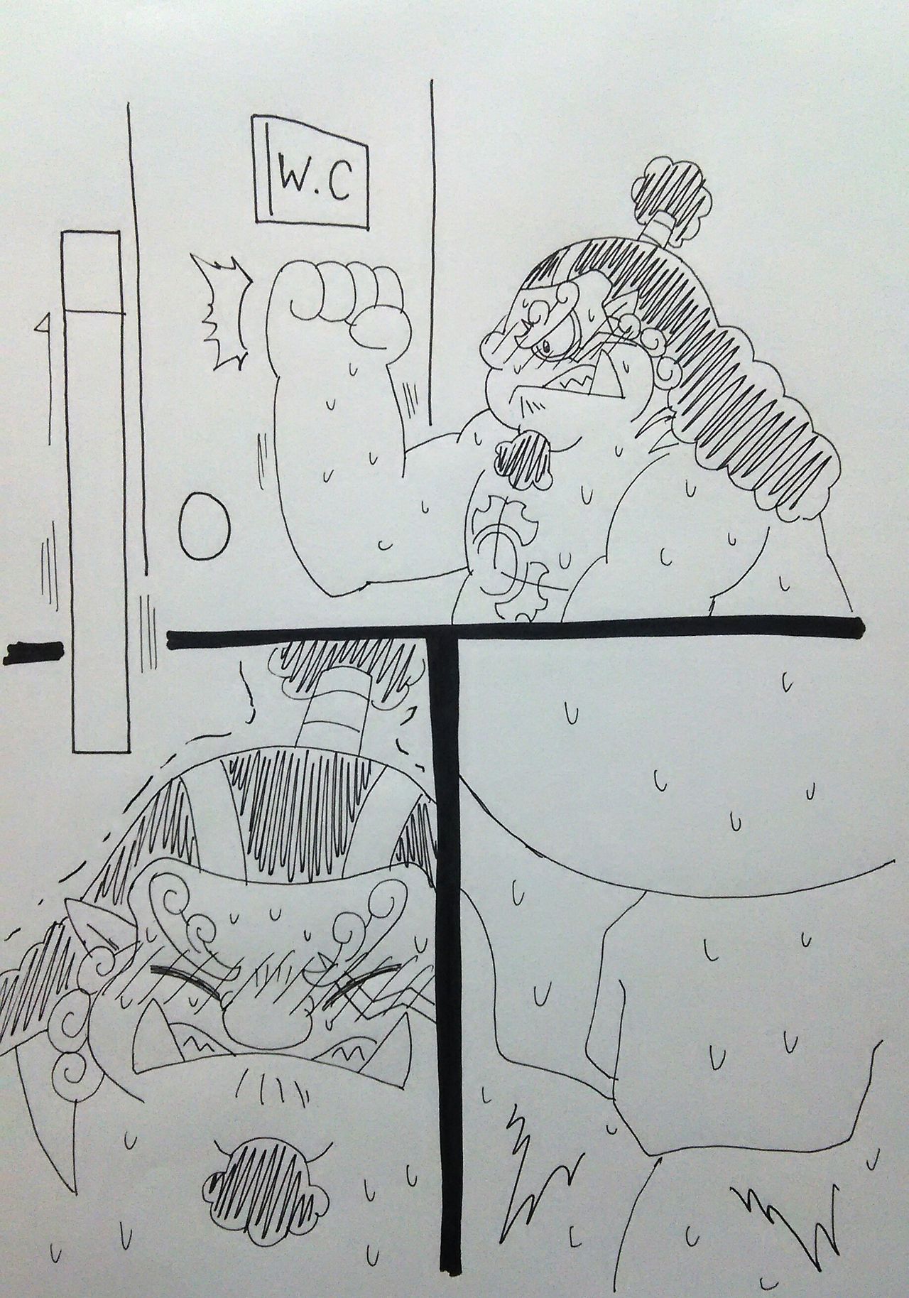 ジンベエ、おしっこ我慢 page 2 full