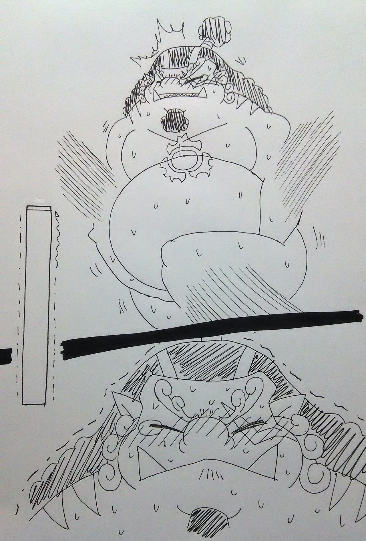 ジンベエ、おしっこ我慢 page 4 full