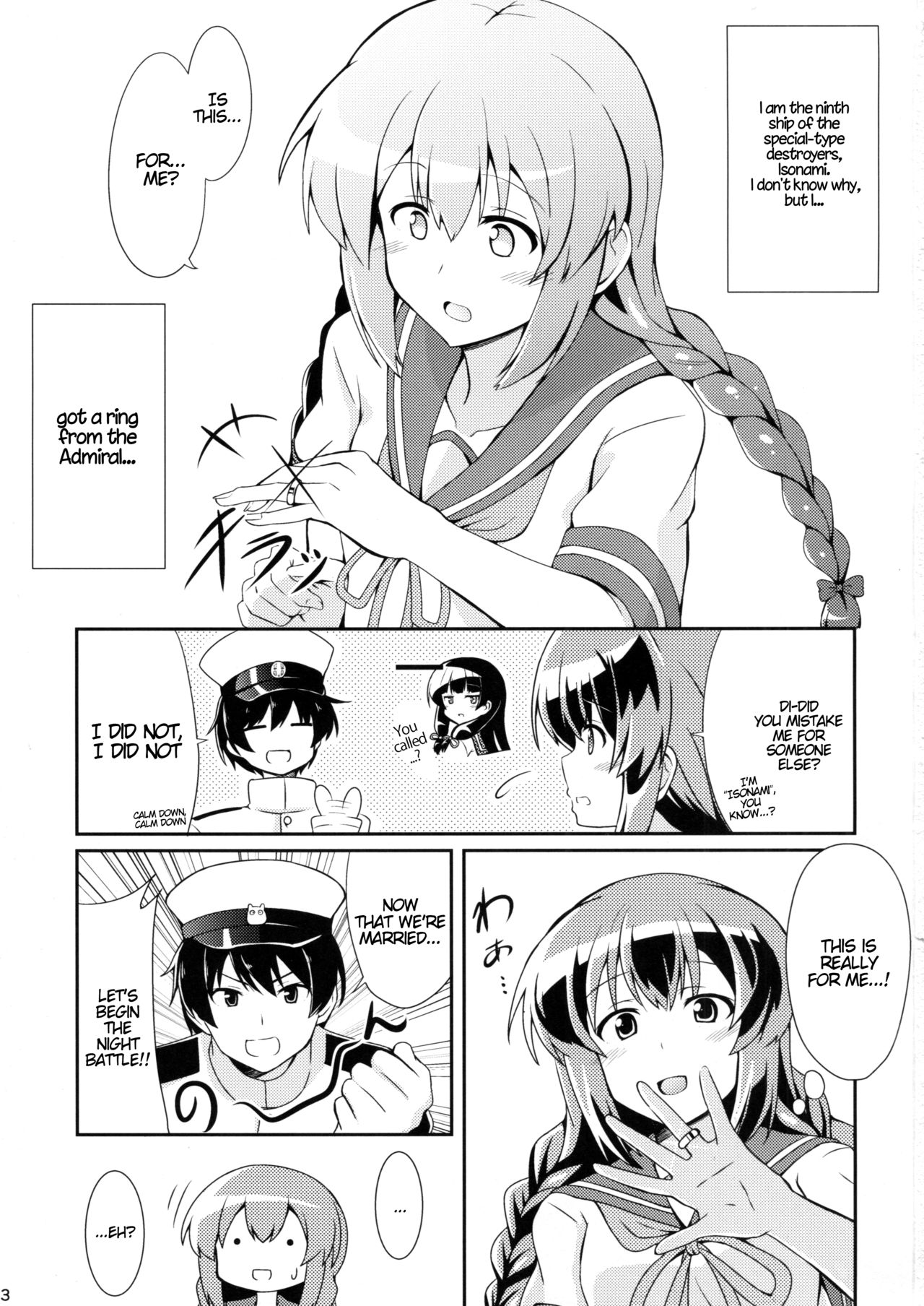 Isonami no Kekkon Shoya | Isonami's First Night Marriage page 2 full